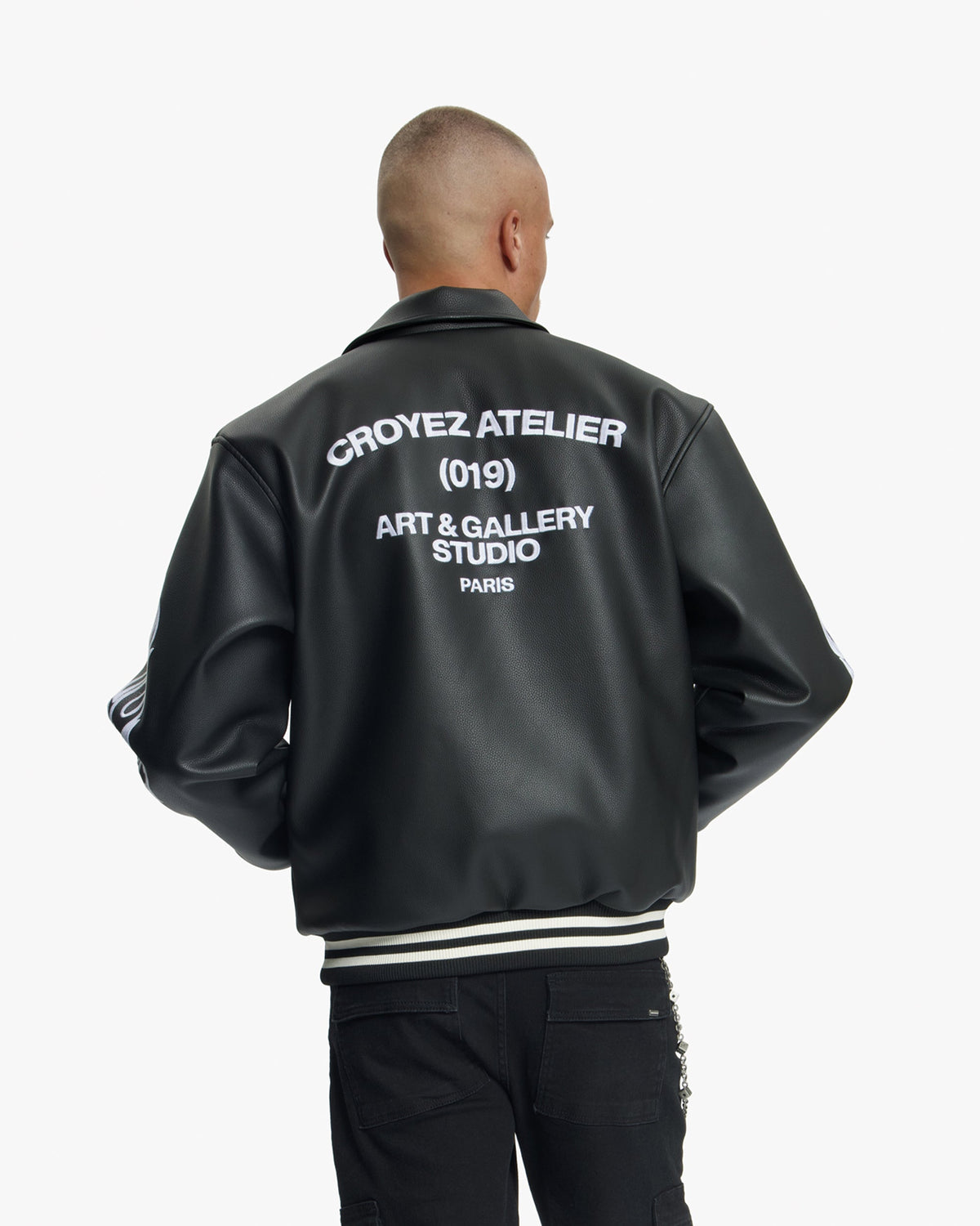 Croyez Studio Leather Jacket - Black