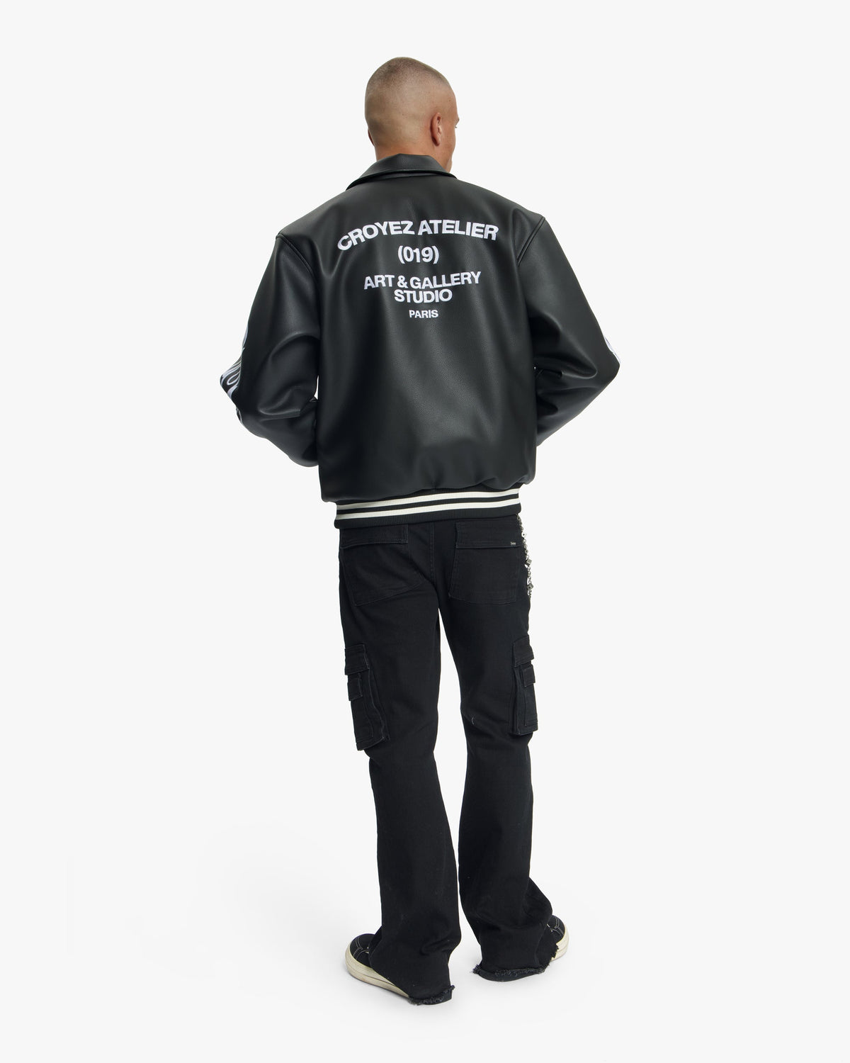 Croyez Studio Leather Jacket - Black