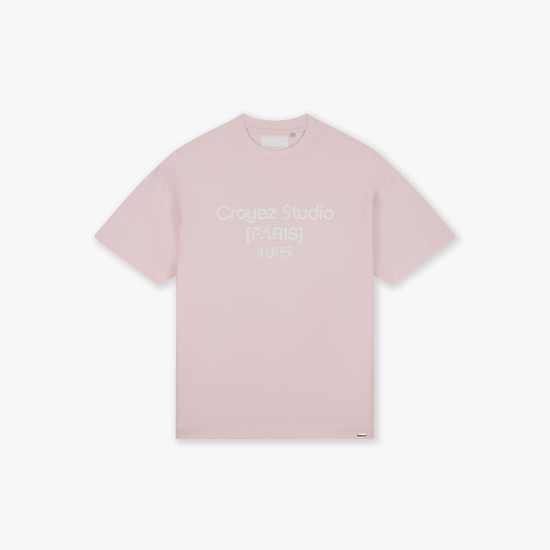 Croyez Studio Damaged T-Shirt- Pink