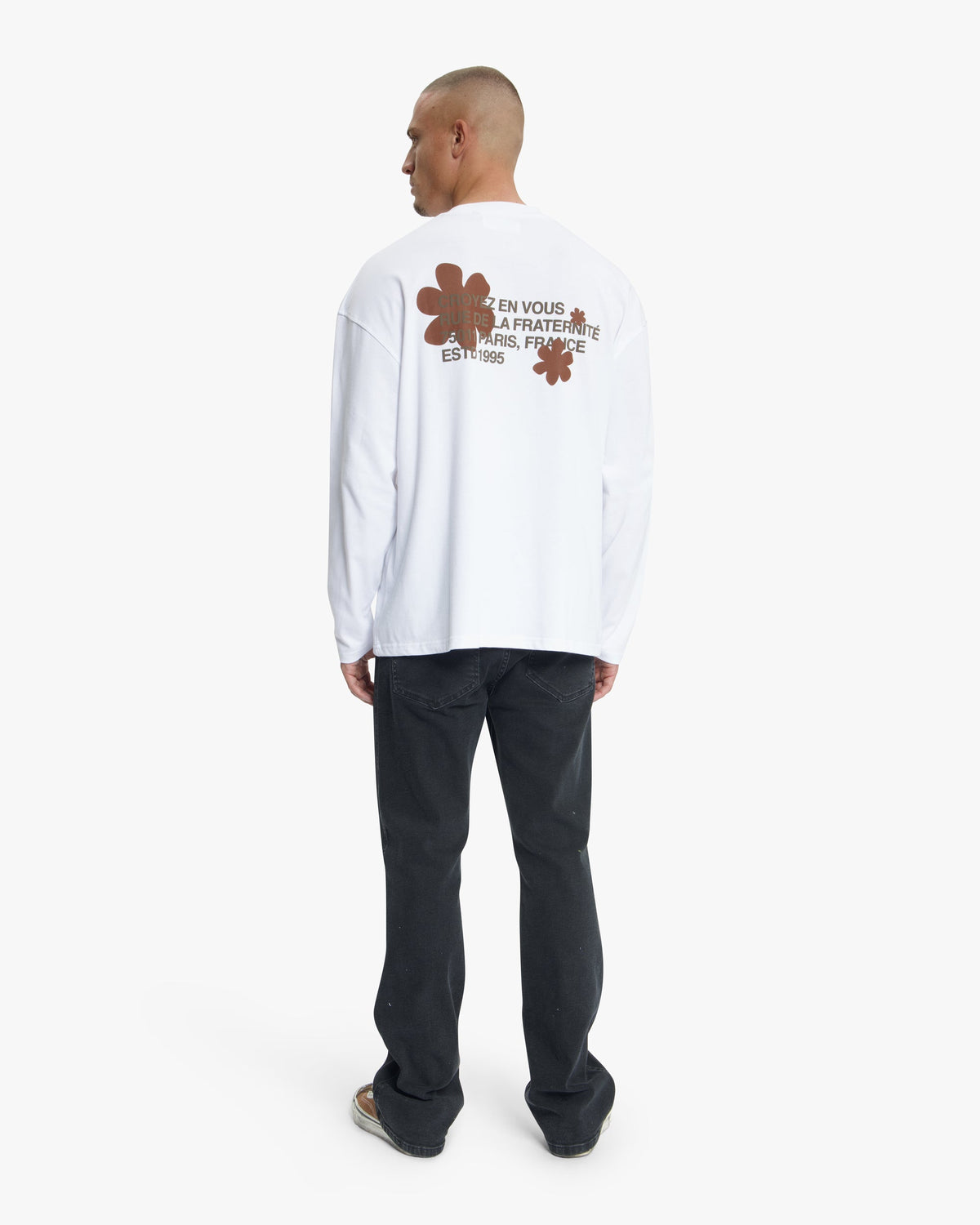 Croyez Silhouette 2.0 Longsleeve T-Shirt- White