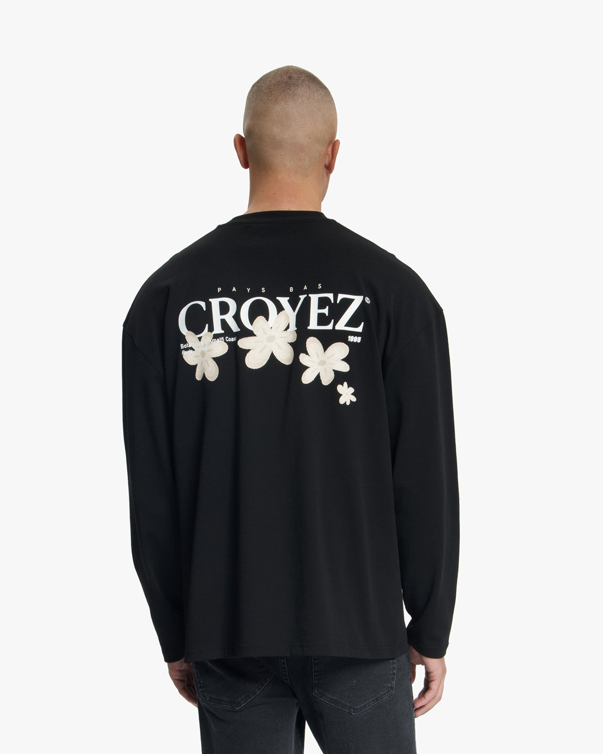 Croyez Botanique Longsleeve T-Shirt- White