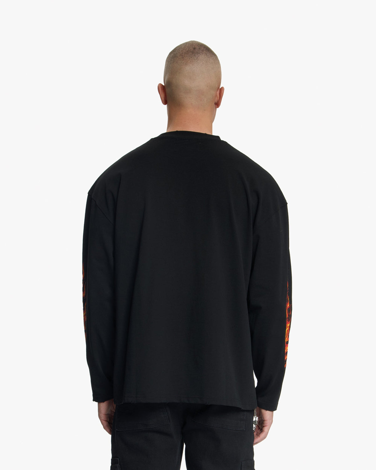 Croyez Firestorm Longsleeve T-Shirt- Black