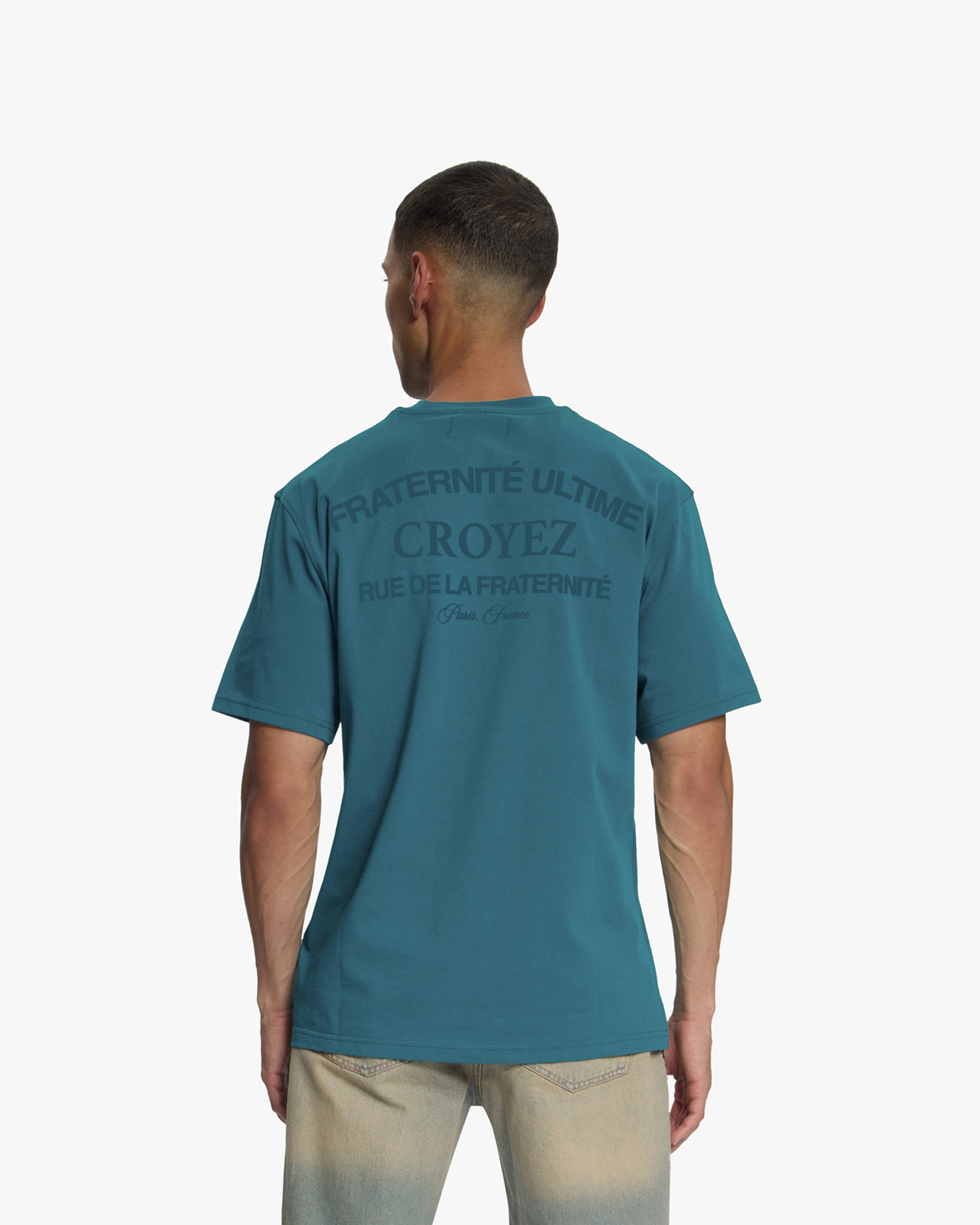 Croyez Original Fraternite T-Shirt- Dark Teal
