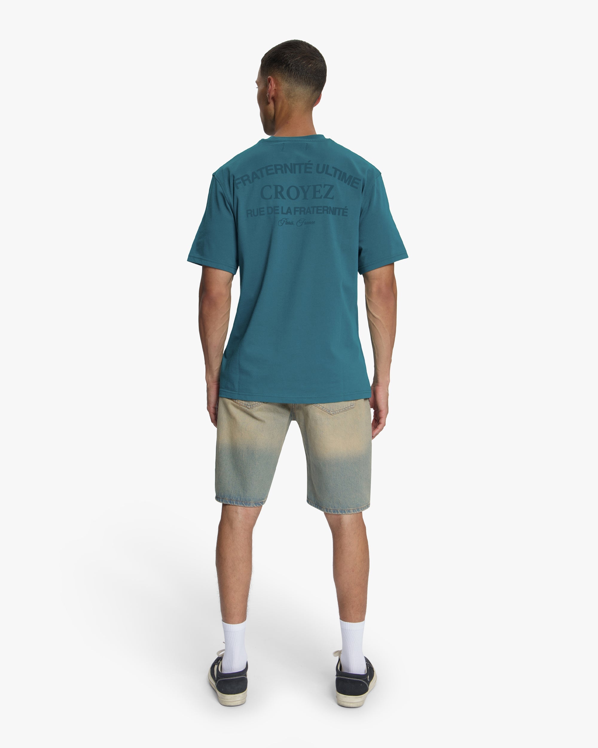 Croyez Original Fraternite T-Shirt- Dark Teal