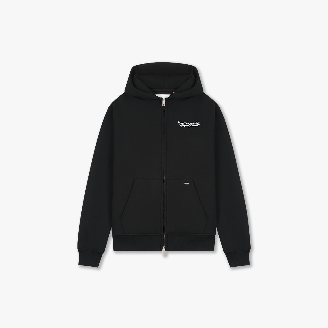Croyez Talk And Play Zip Hoodie- Black