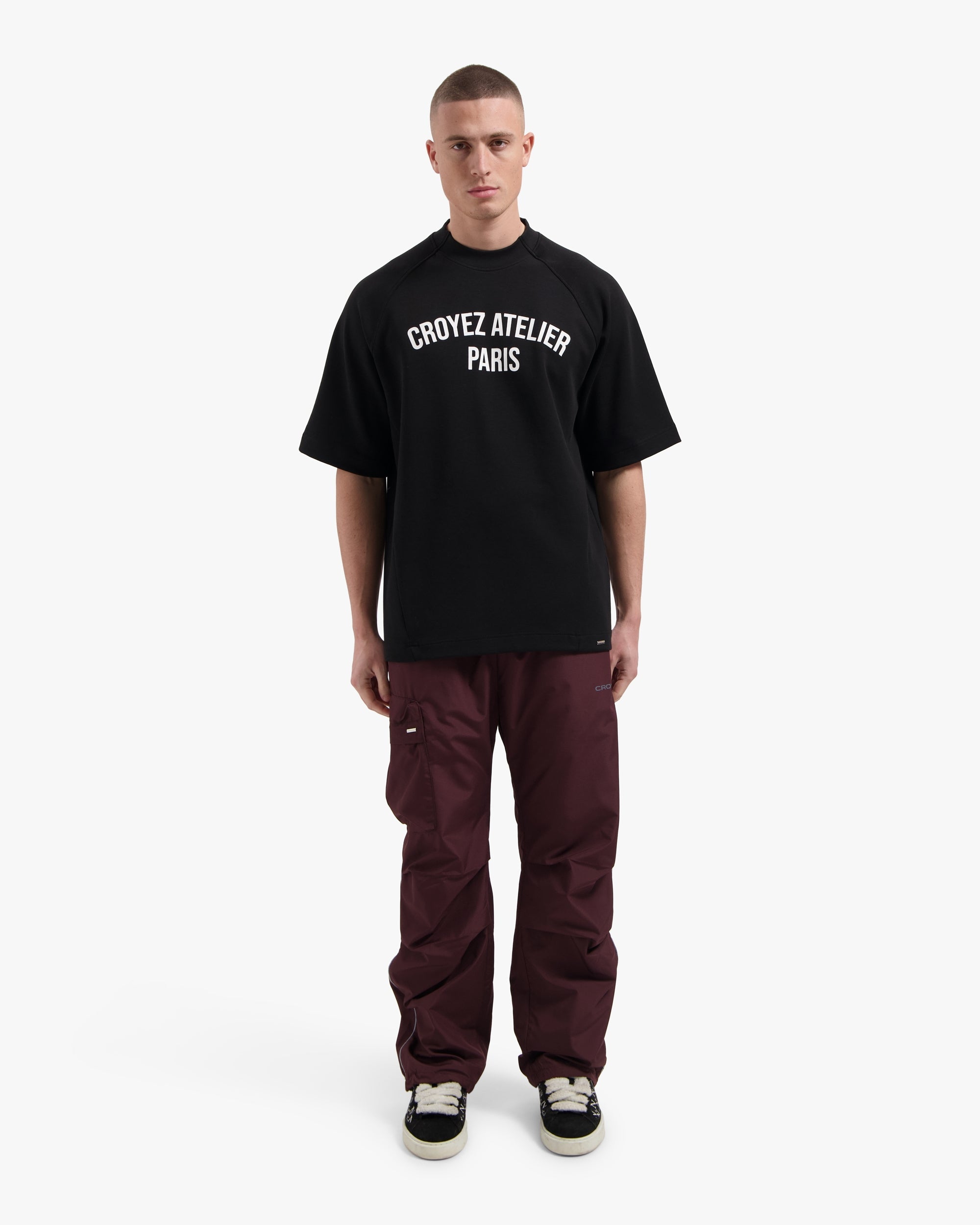 Croyez Raglan T-shirt- Black