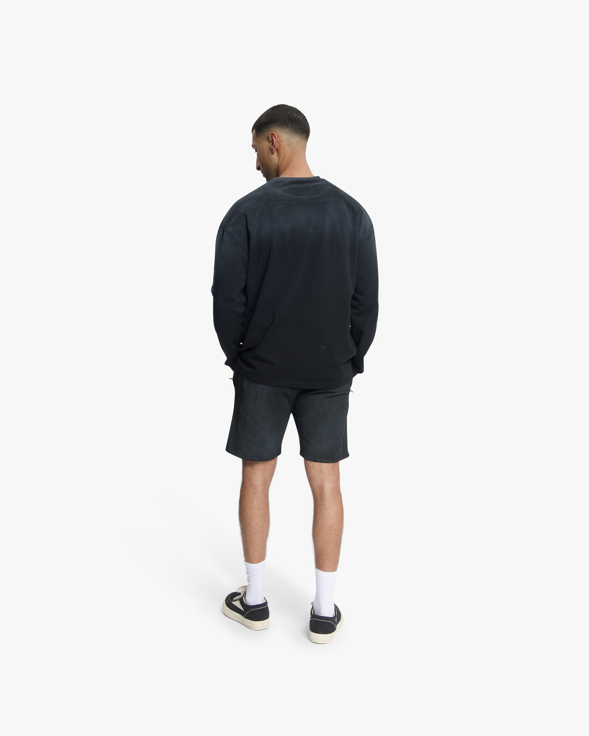 Croyez Sprayed Atelier Shorts- Black