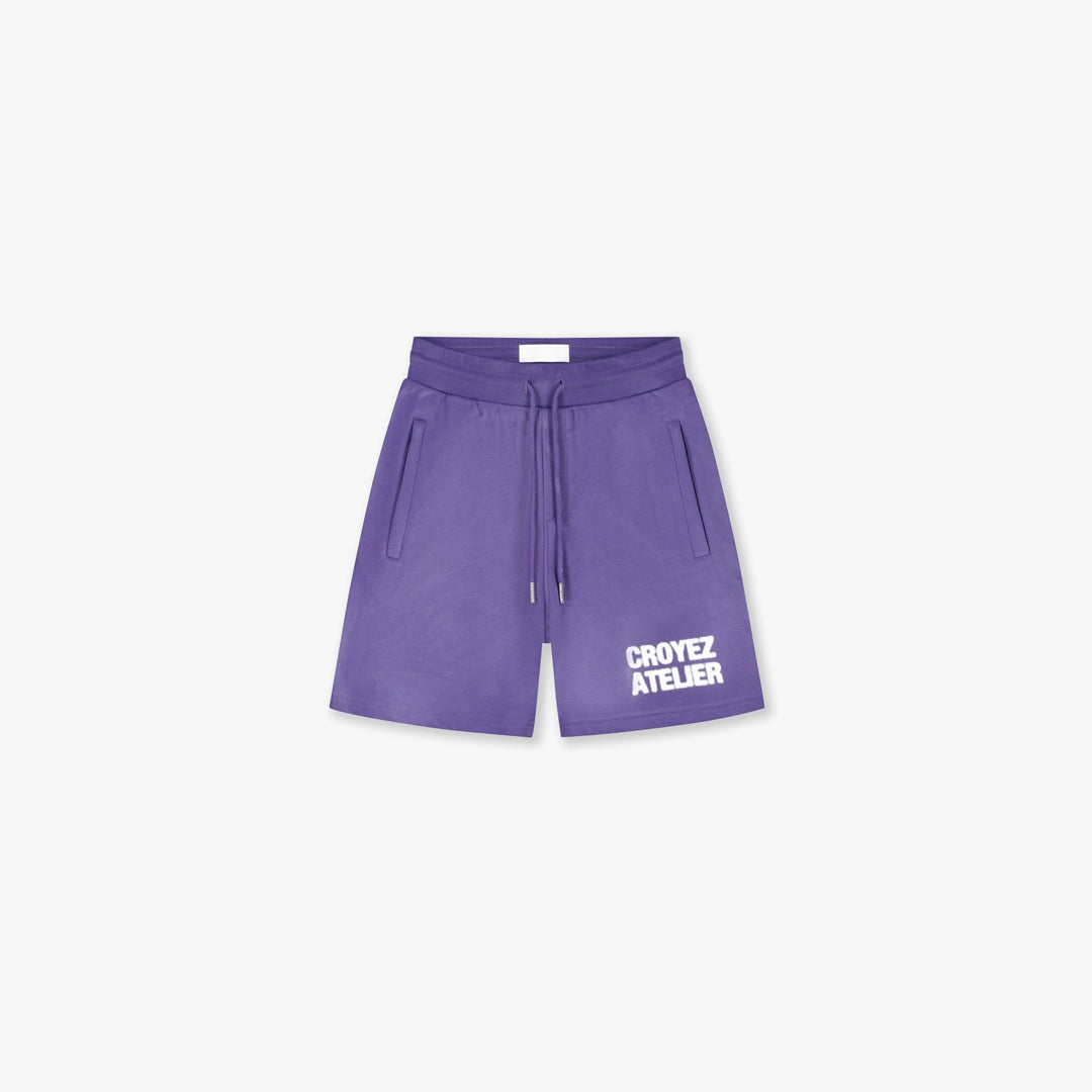 Croyez Sprayed Atelier Shorts- Black
