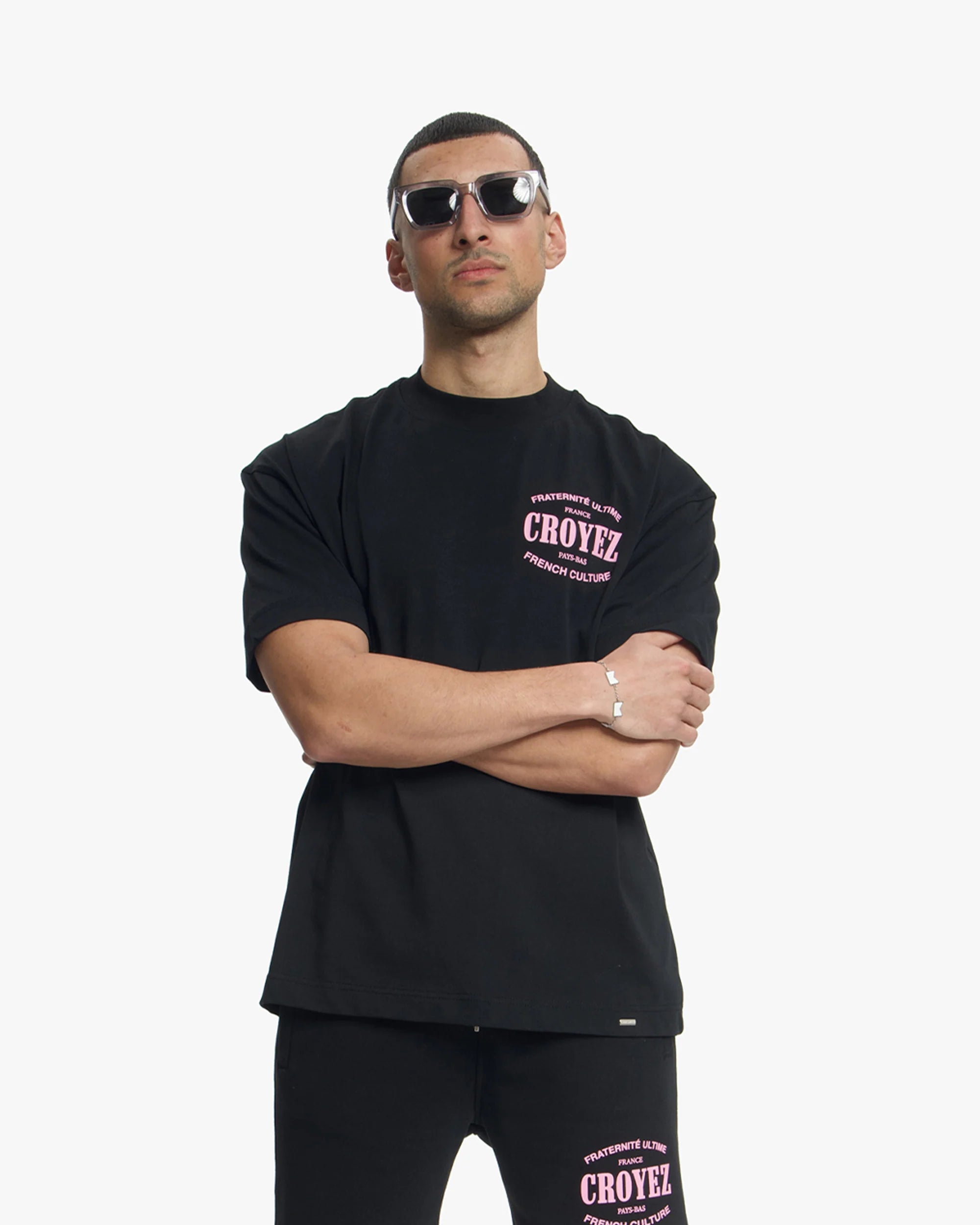Croyez Stamp T-Shirt- Black