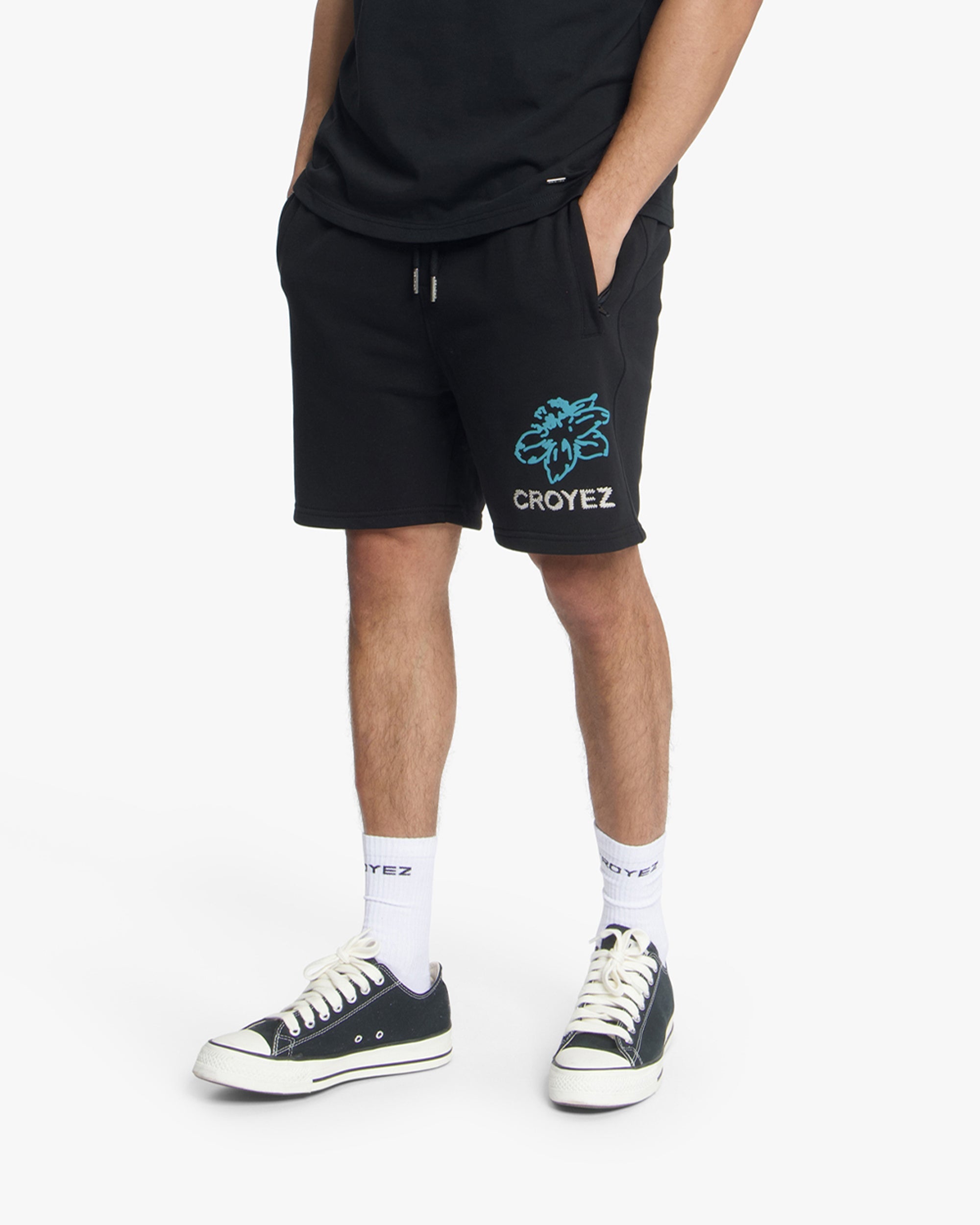 Croyez Gardener Shorts- Black