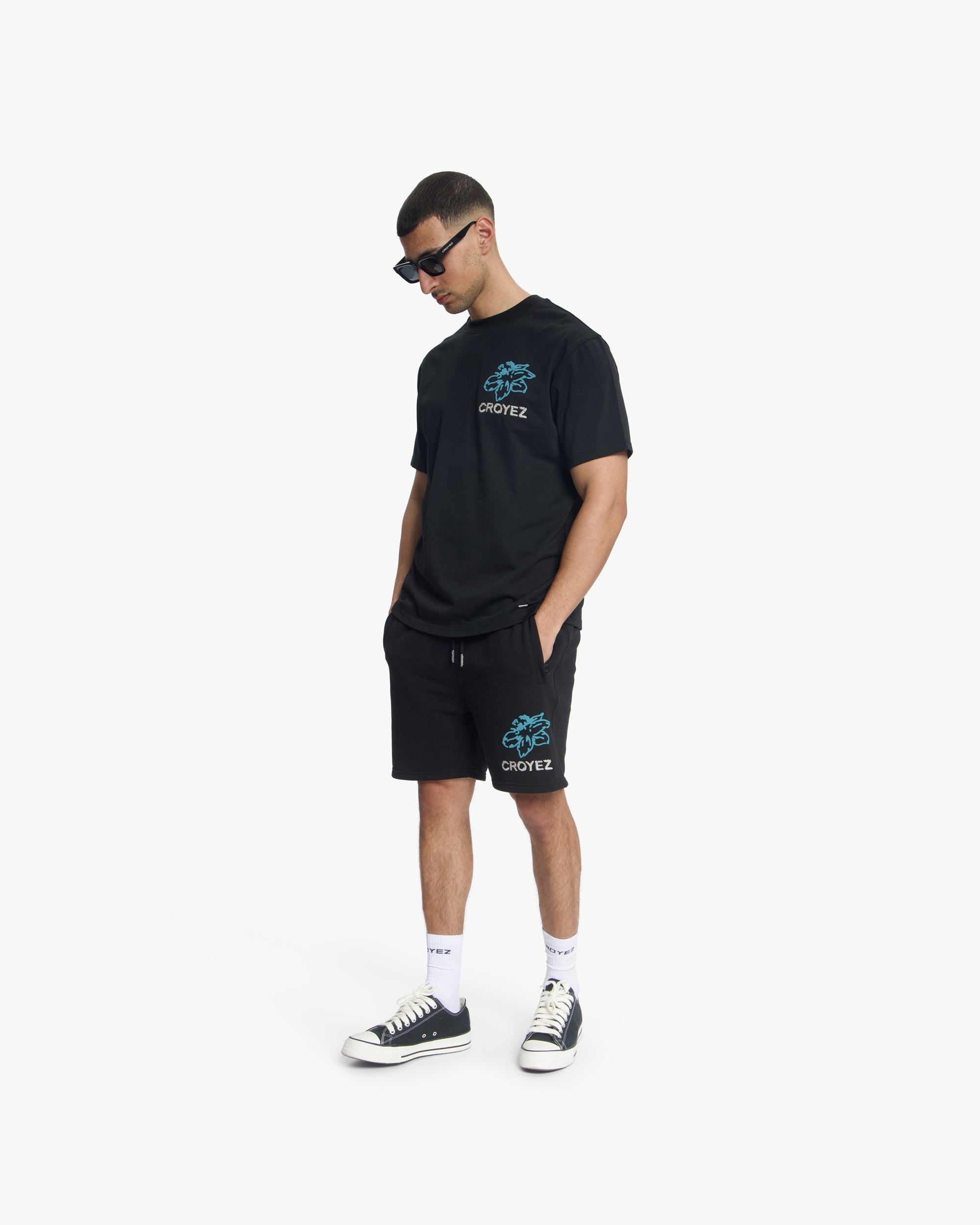 Croyez Gardener Shorts- Black