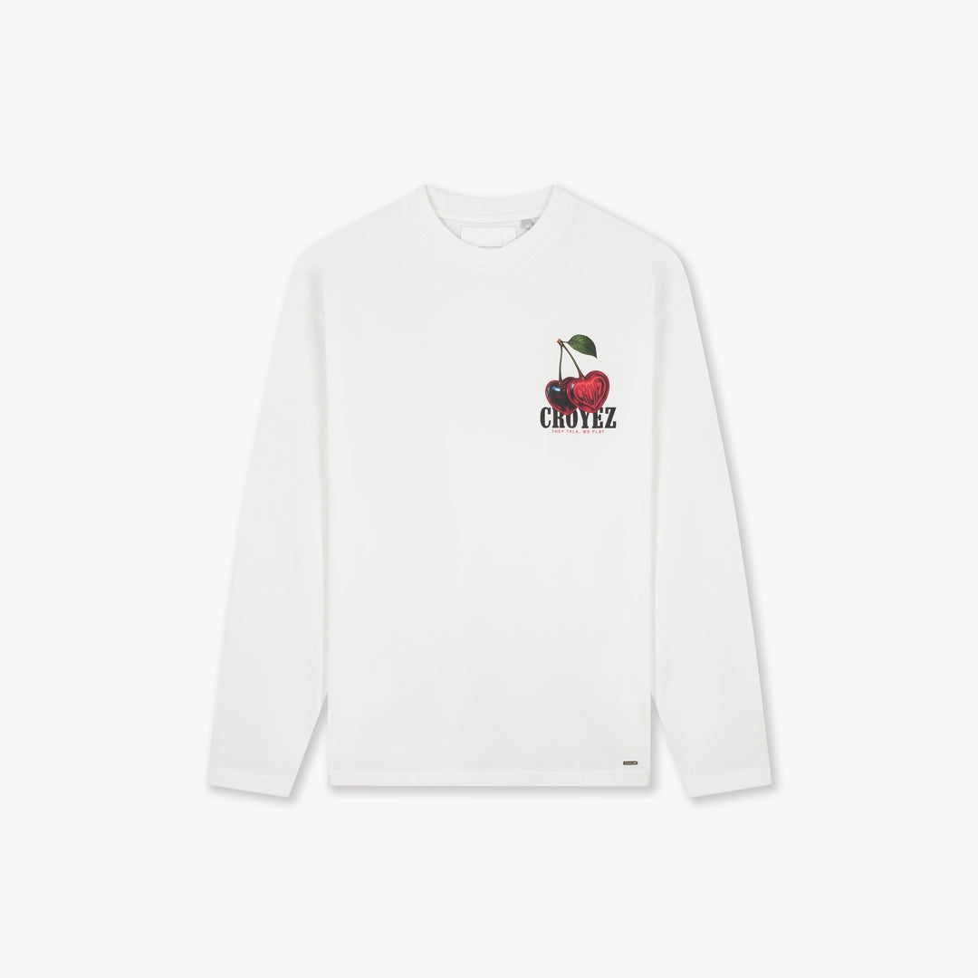Croyez Cerise D'Amour Longsleeve- White