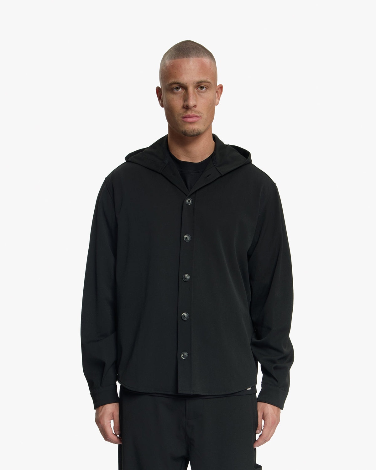 Croyez Sublime Hooded Shirt- Black
