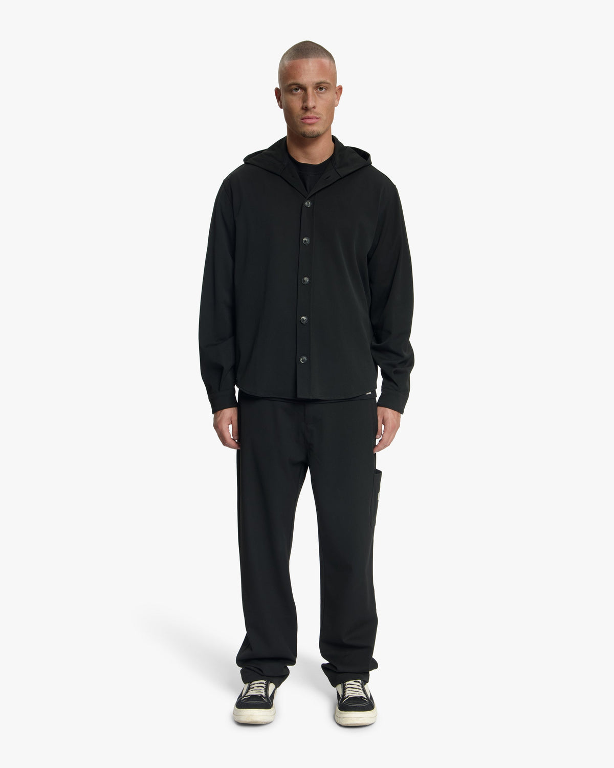 Croyez Sublime Hooded Shirt- Black