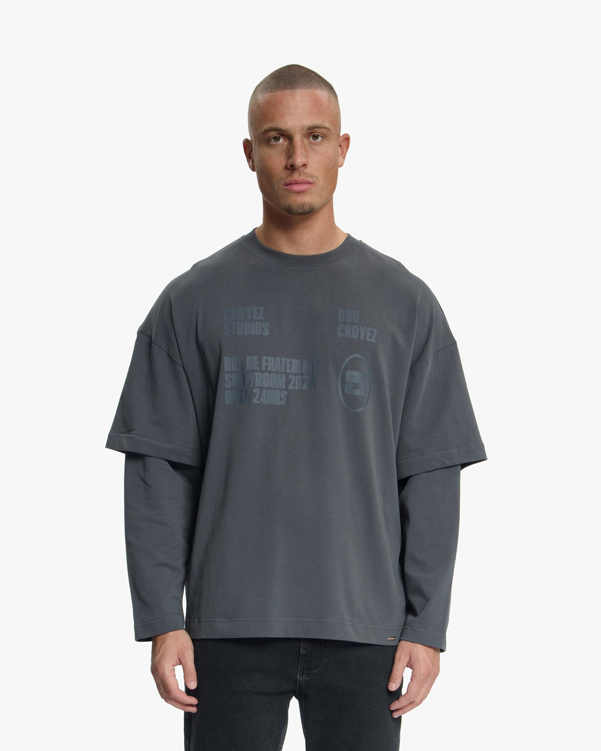 Croyez Showroom Double Sleeve T-Shirt- Antra