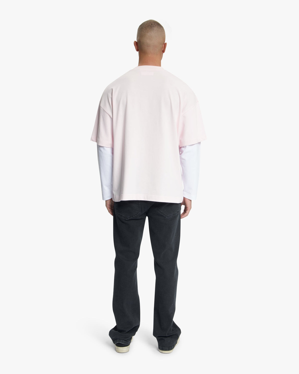 Croyez Showroom Double Sleeve T-Shirt- Pink