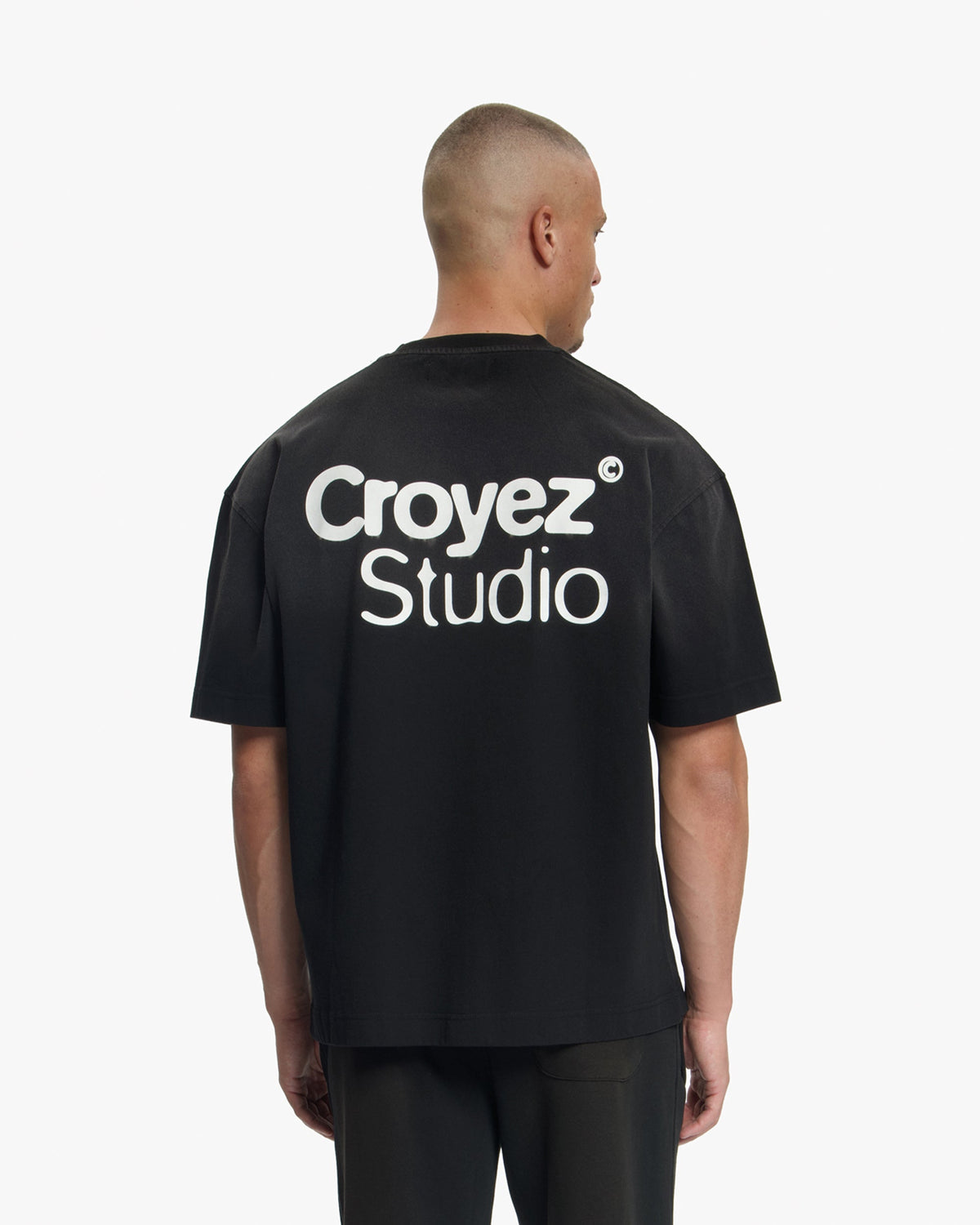 Croyez Studio Faded T-Shirt- Black