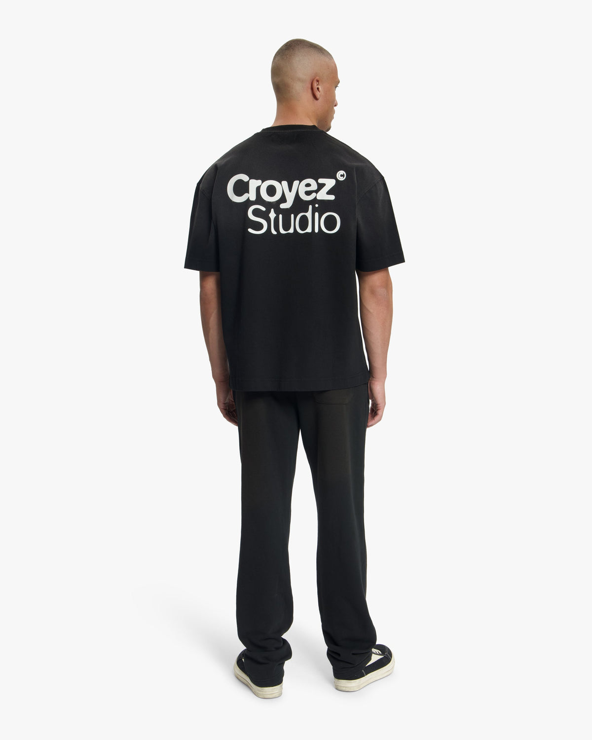 Croyez Studio Faded T-Shirt- Black