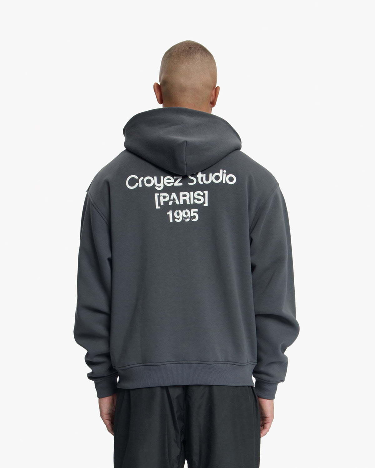 Croyez Studio Damaged Zip Hoodie- Antra