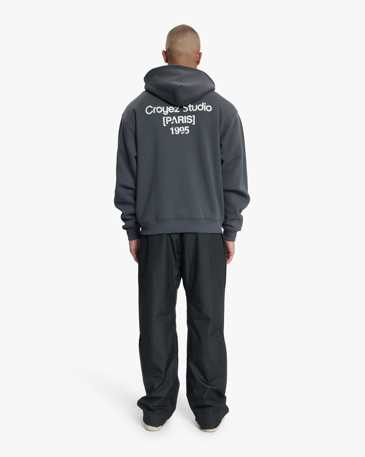 Croyez Studio Damaged Zip Hoodie- Antra