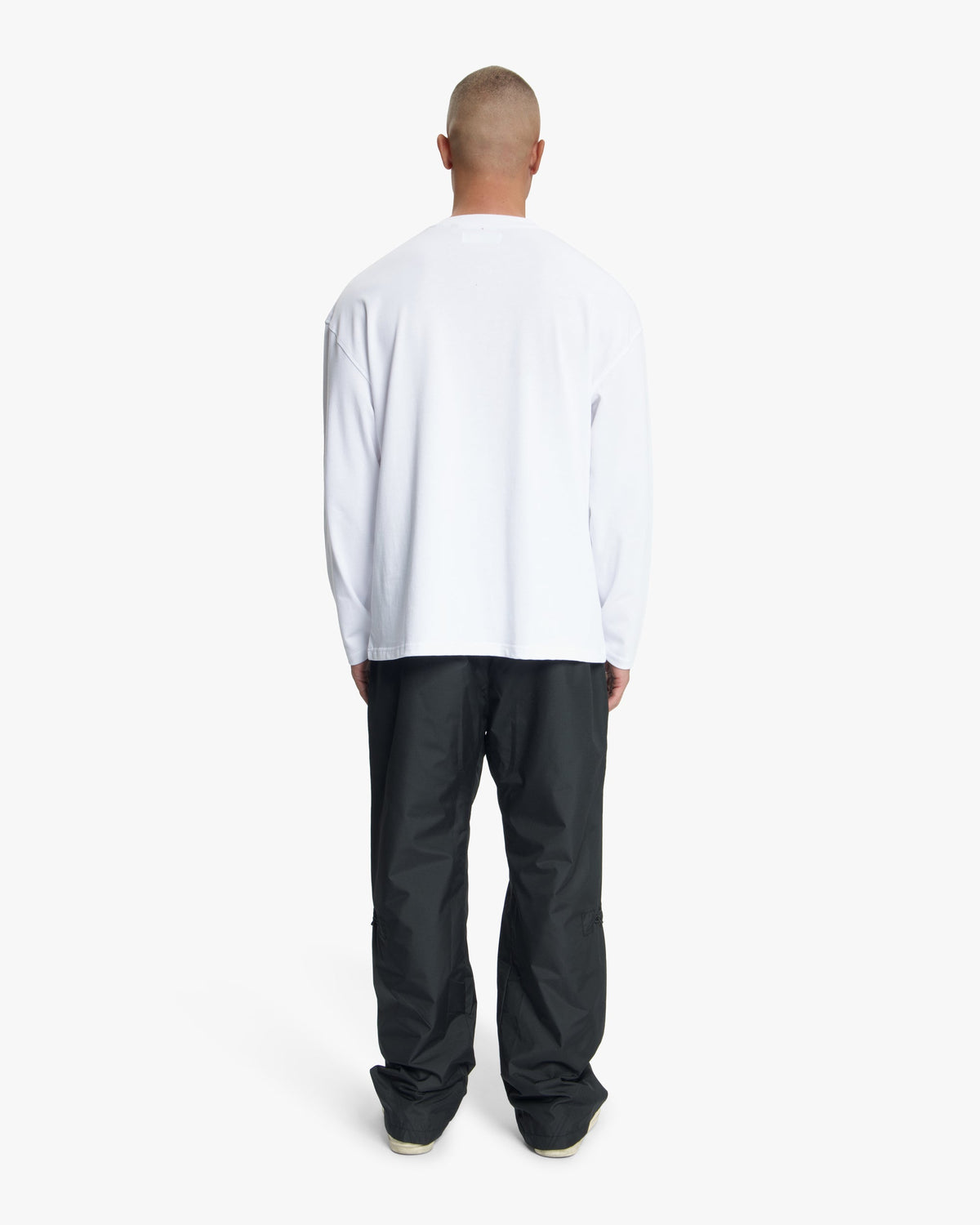 Croyez Studio Damaged Longsleeve T-Shirt- White