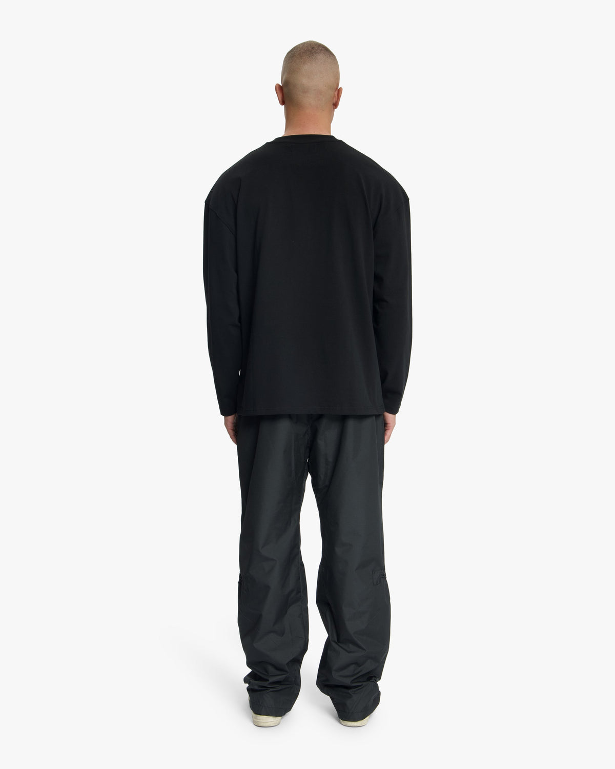Croyez Studio Damaged Longsleeve T-Shirt- Black
