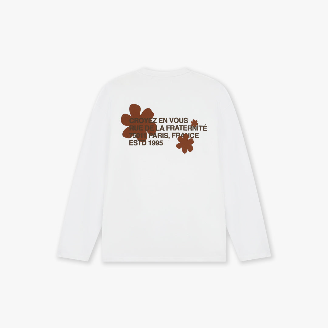 Croyez Silhouette 2.0 Longsleeve T-Shirt- White