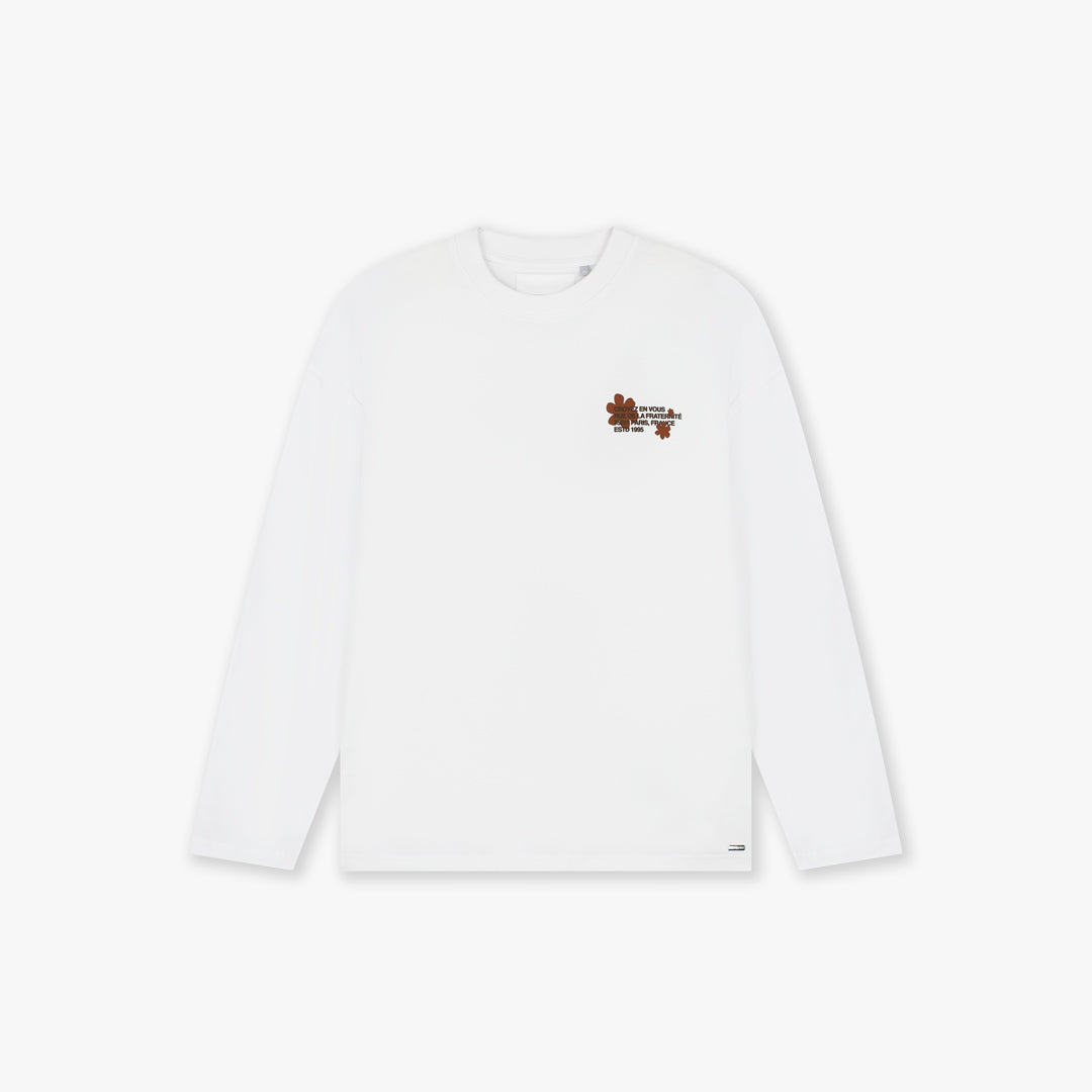 Croyez Silhouette 2.0 Longsleeve T-Shirt- White