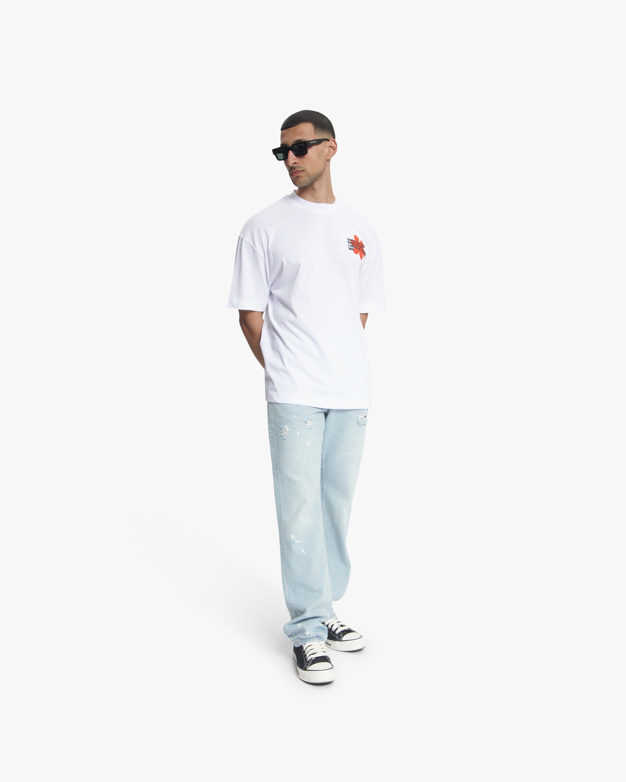 Croyez Silhoutte T-Shirt- Orange