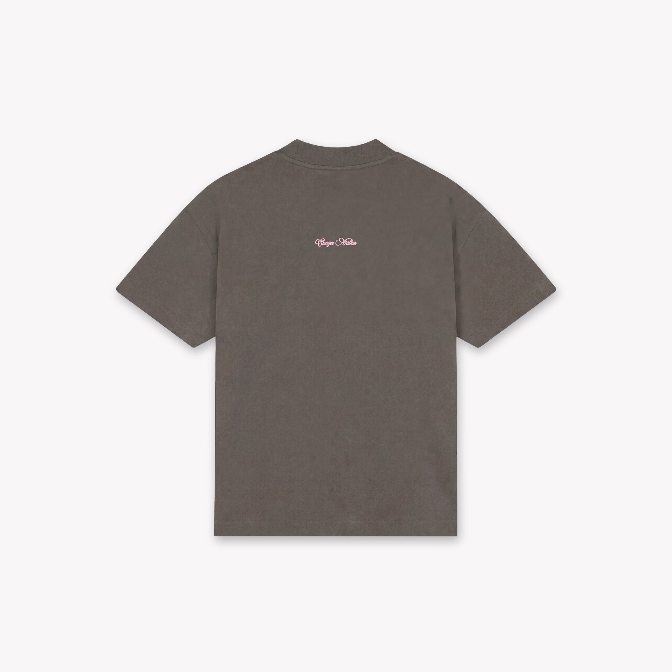 Croyez Contour De La Fleur T-Shirt- Washed Brown