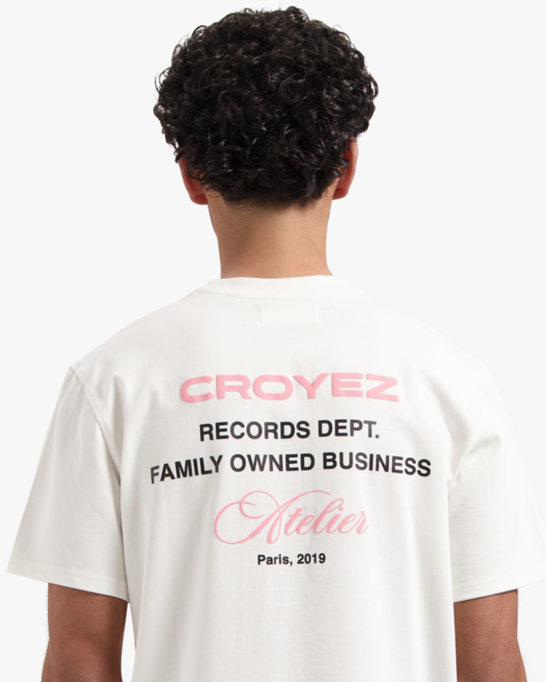 Croyez Records T-shirt- Off White