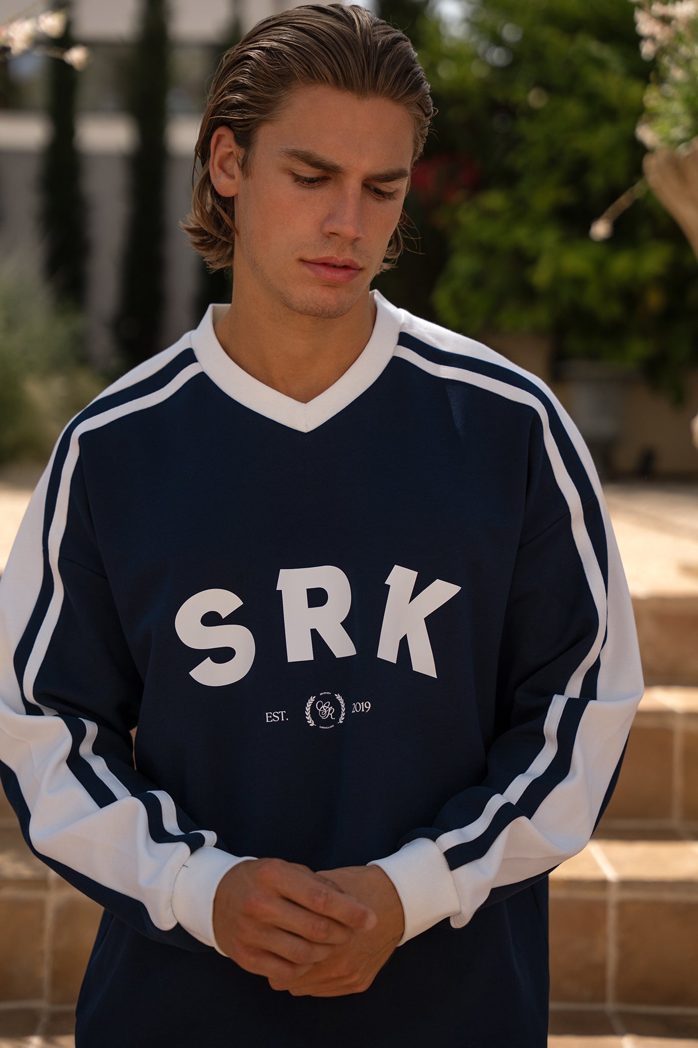 Super Rich Kids Oversized Jersey SRK - Navy