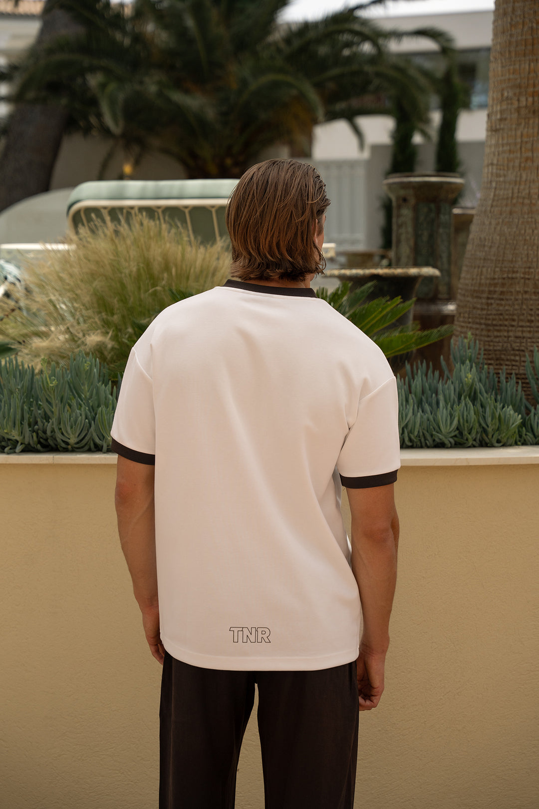 Super Rich Kids Jersey T-shirt The New Rich - Off White/Brown