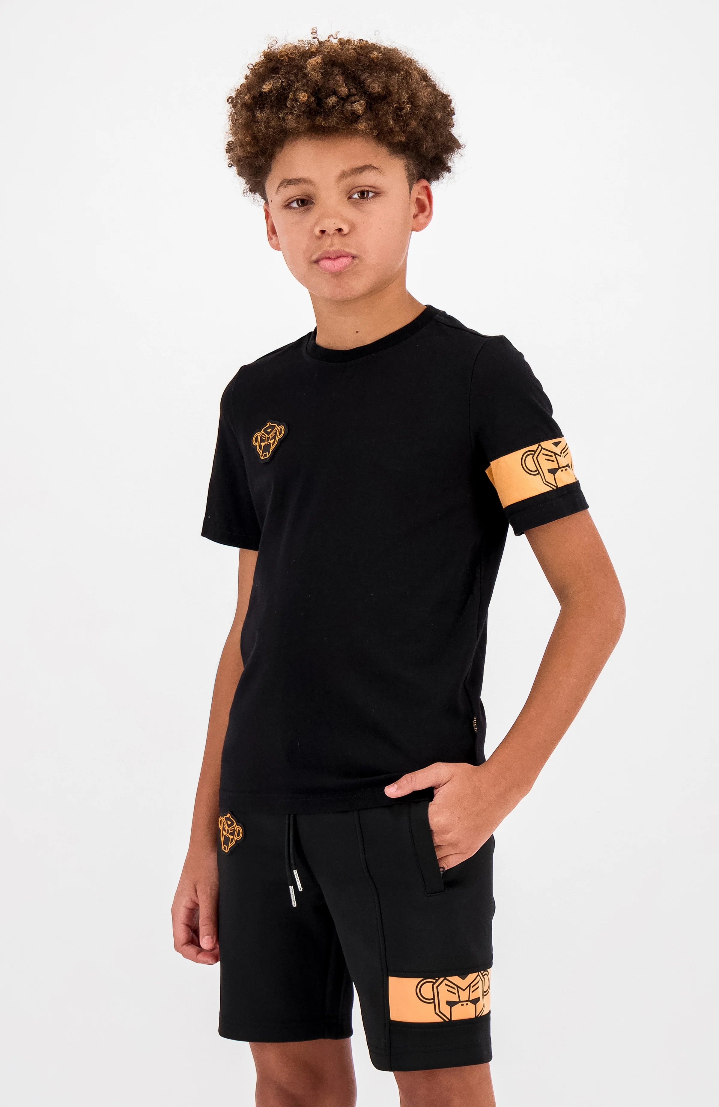 Black Bananas Junior Force T-shirt Zwart