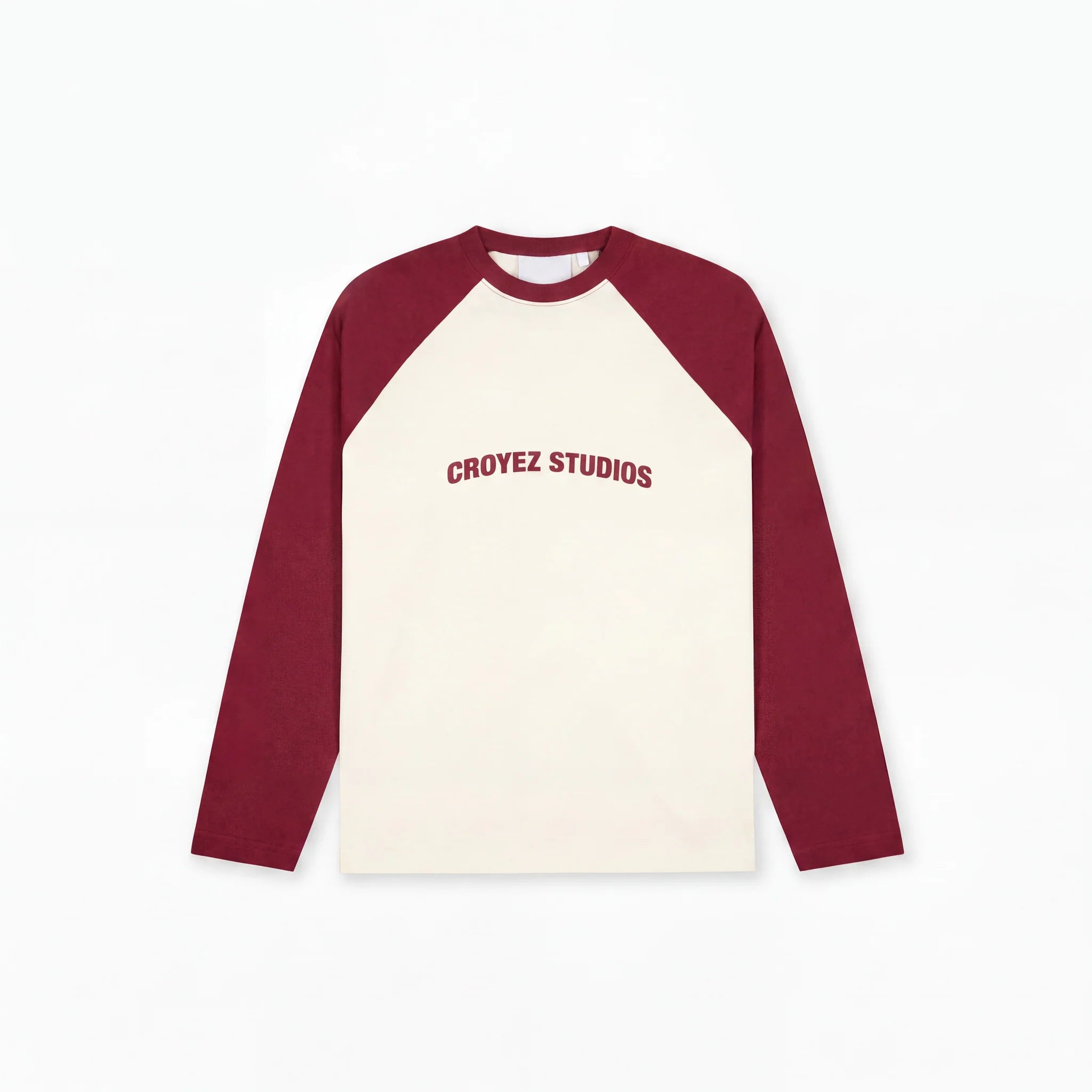 Croyez Two Tone Longsleeve- Off White/Cherry