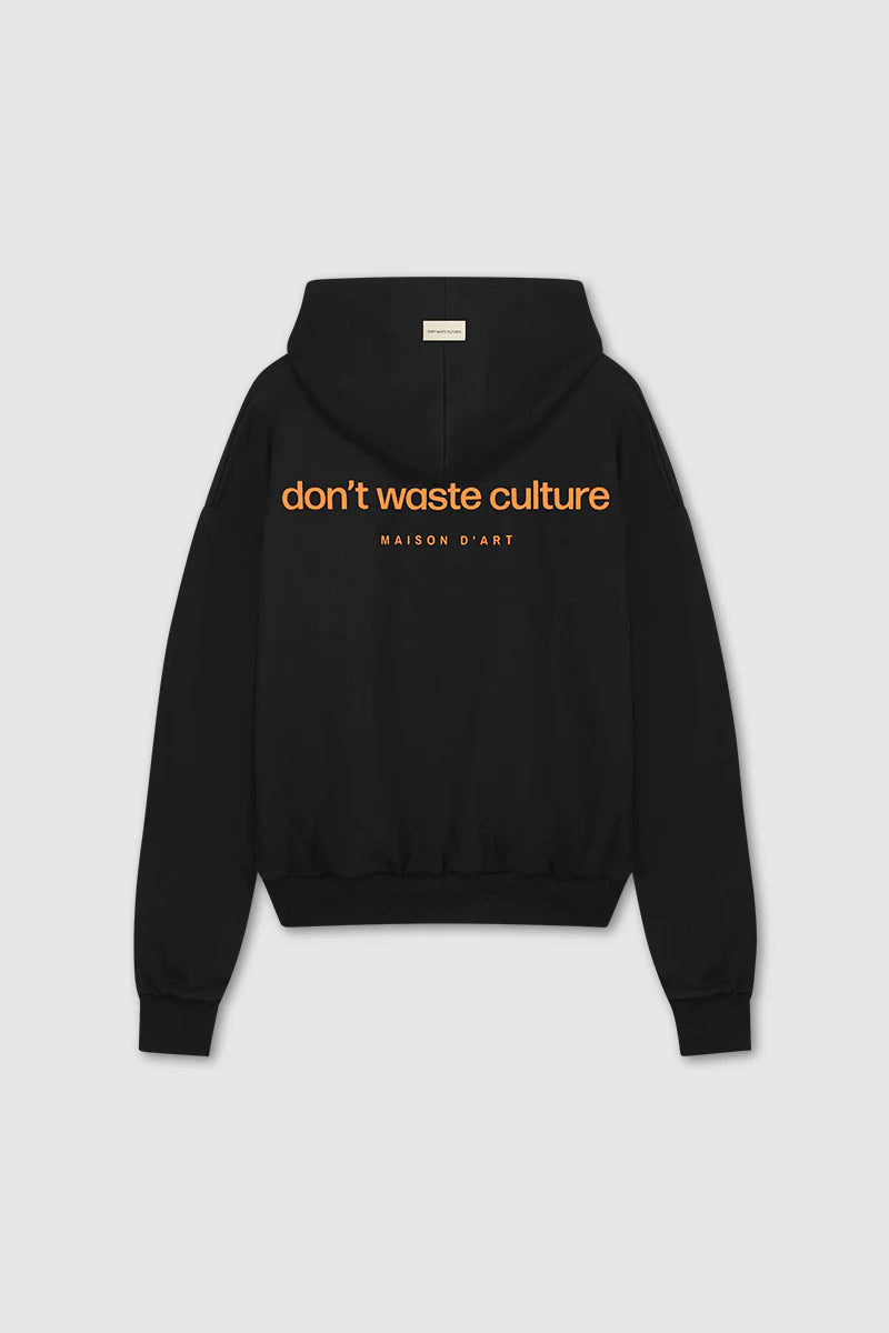 Don't Waste Culture Ash Hoodie Zwart