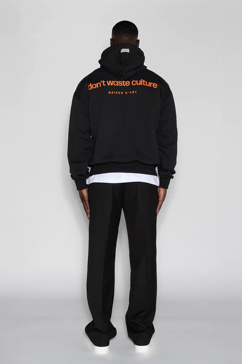 Don't Waste Culture Ash Hoodie Zwart