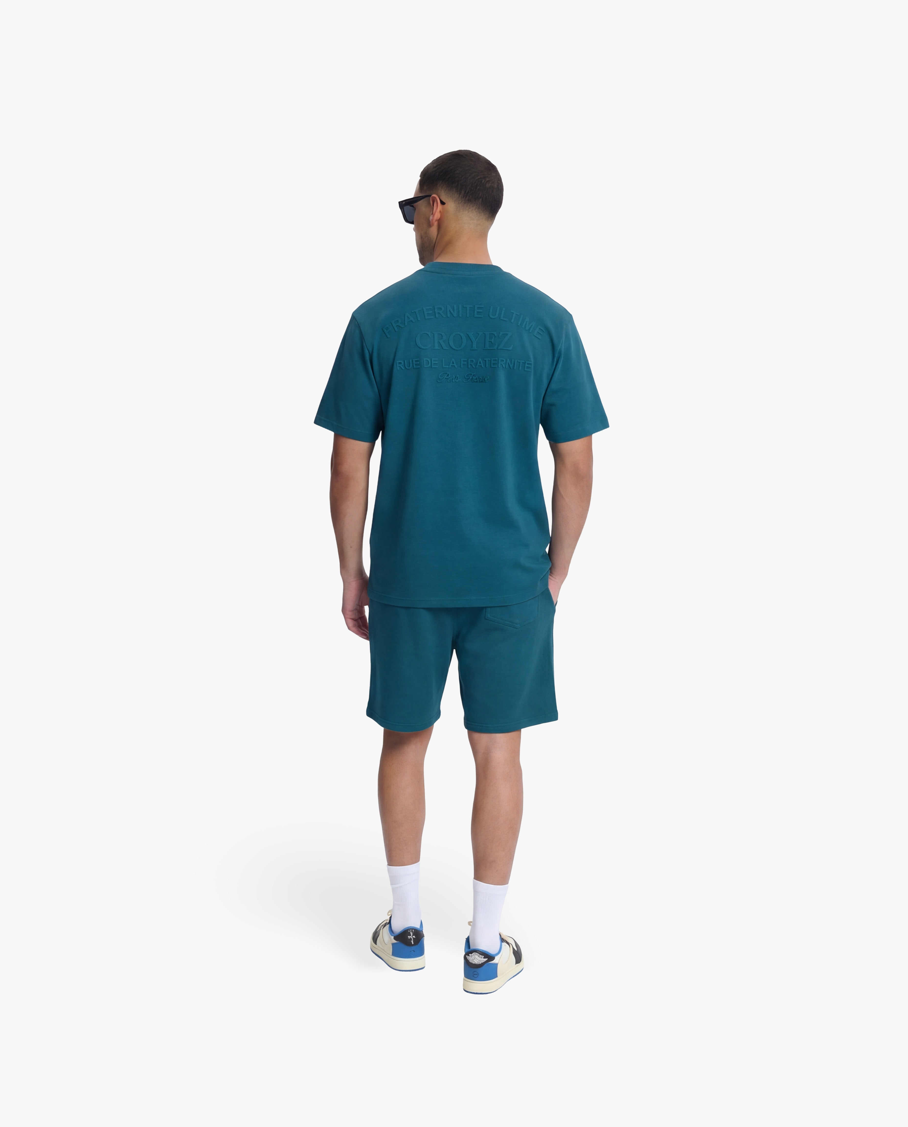 Croyez Original Fraternite Shorts- Dark Teal