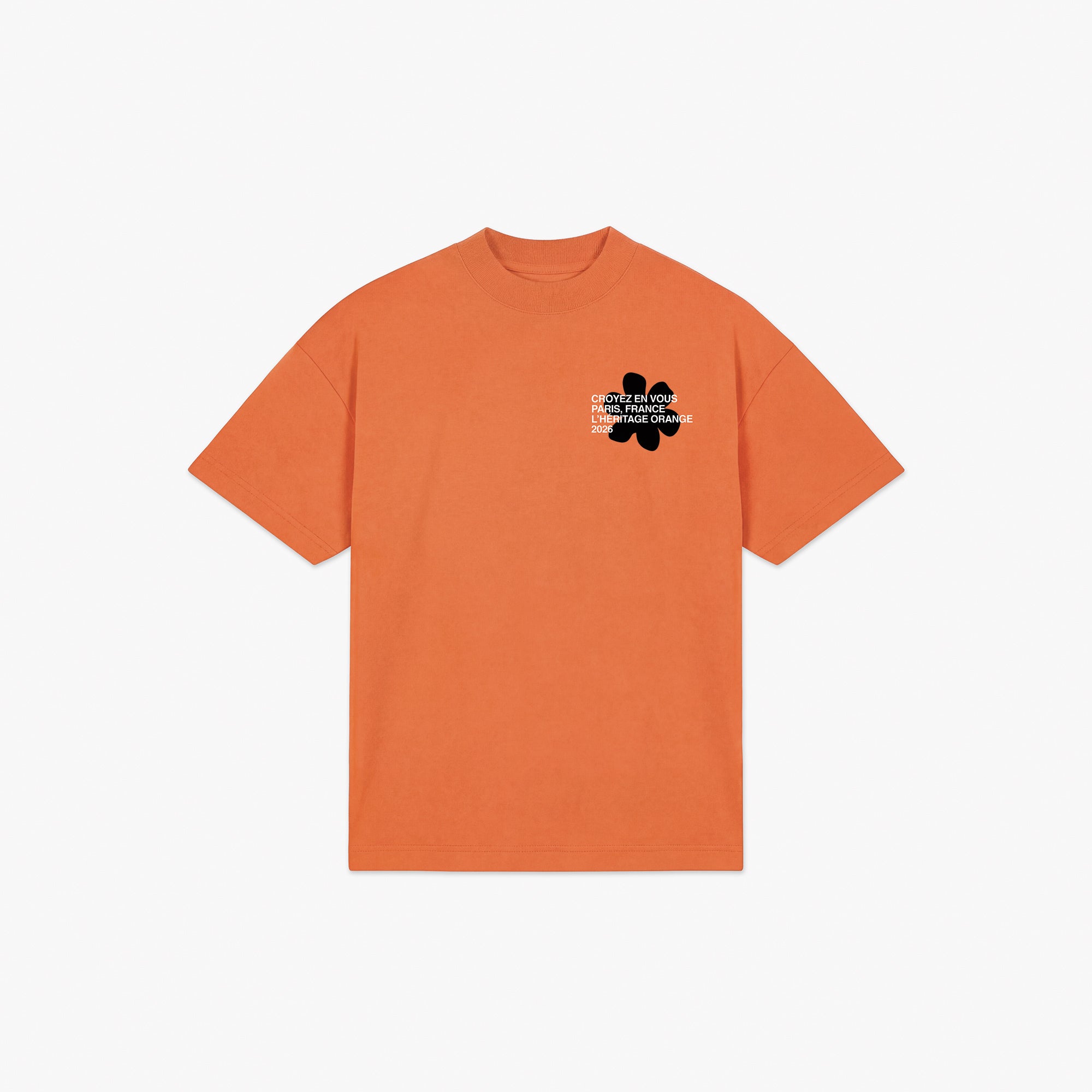 Croyez Silhoutte T-Shirt- Orange
