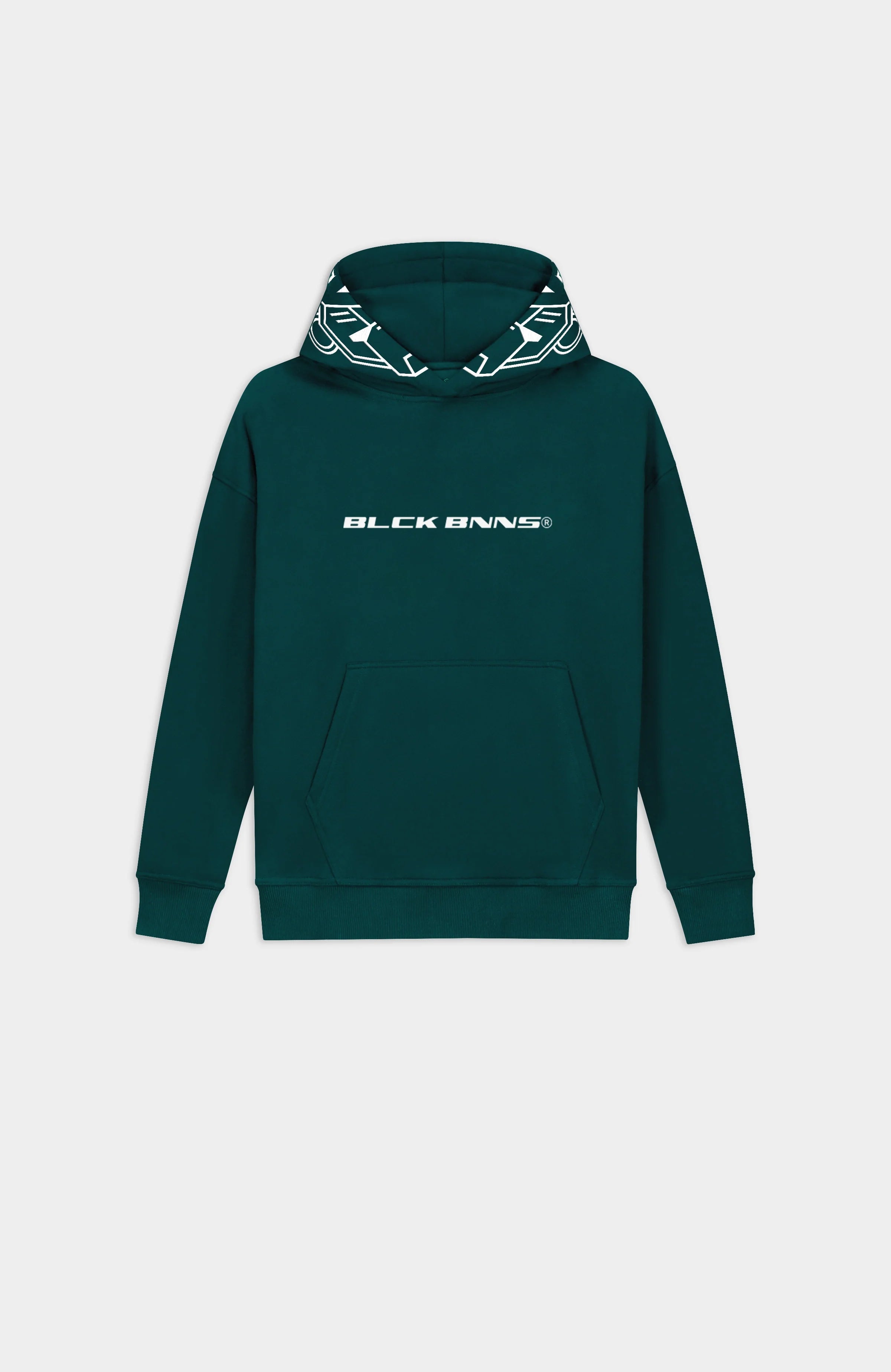 Black Bananas Junior Incognito Hoodie- Pine Green