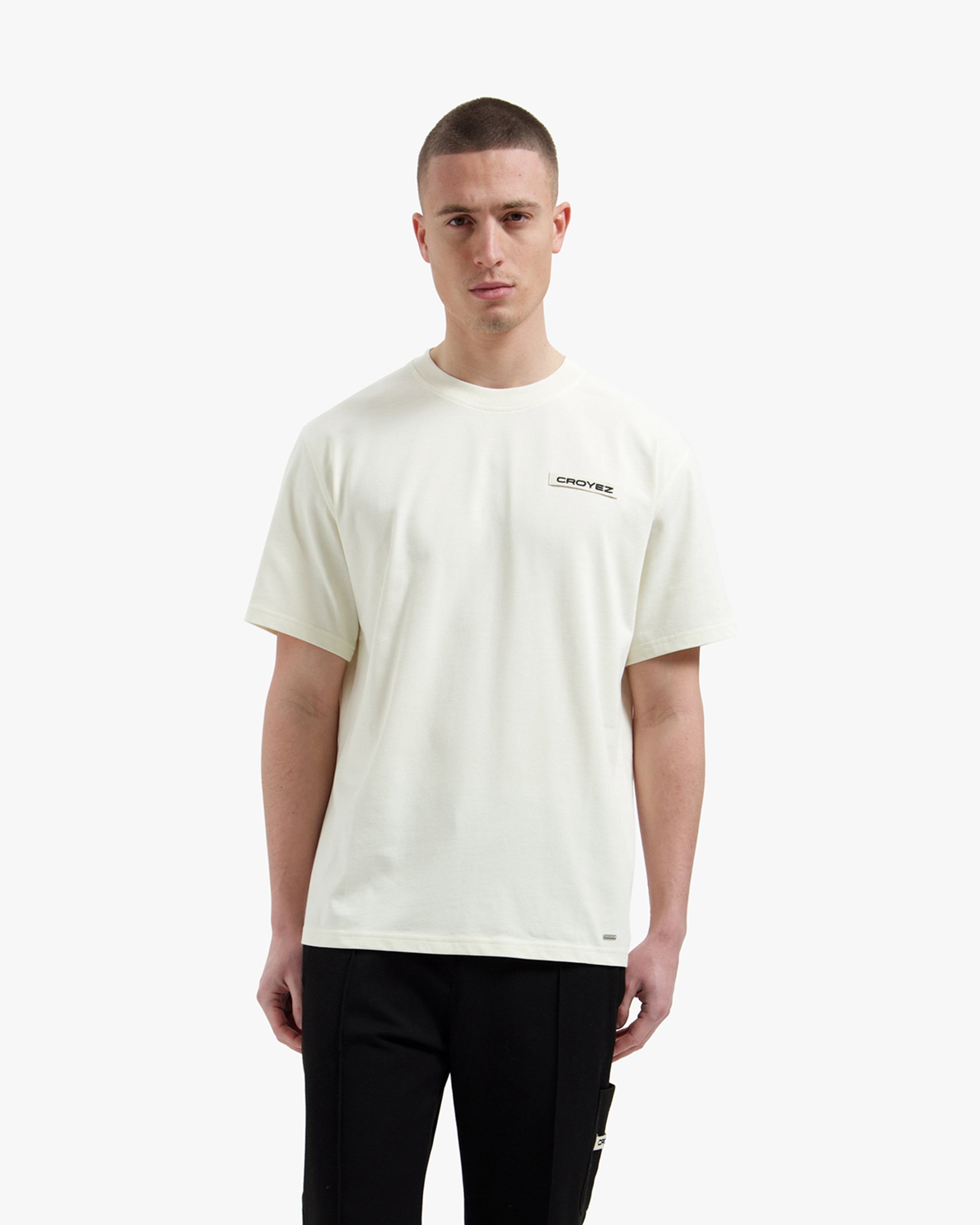Croyez Etiquette T-Shirt- Off-White