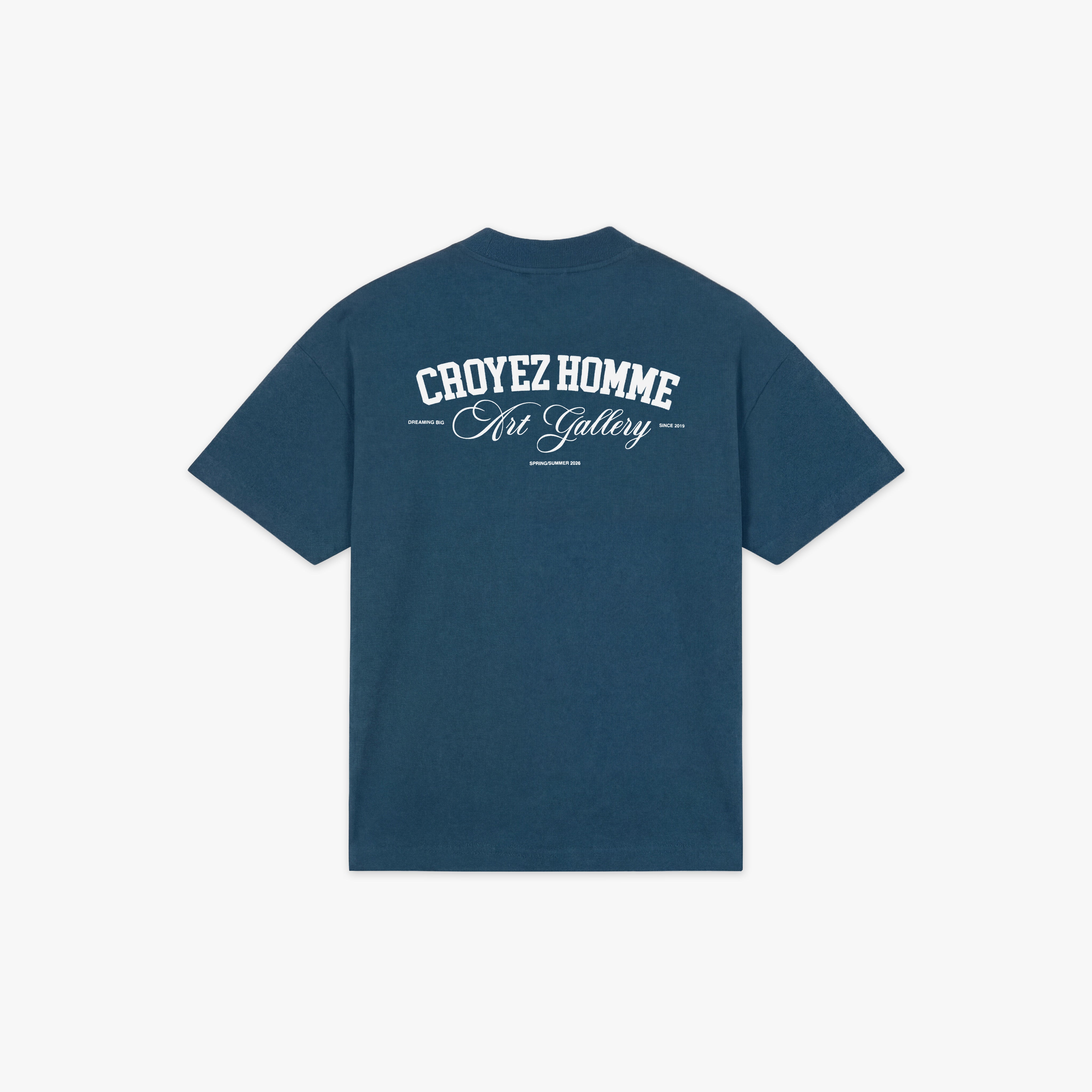 Croyez Art Gallery T-Shirt- Dark Teal