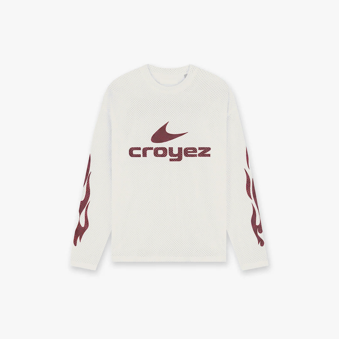 Croyez Service Dept Longsleeve- White