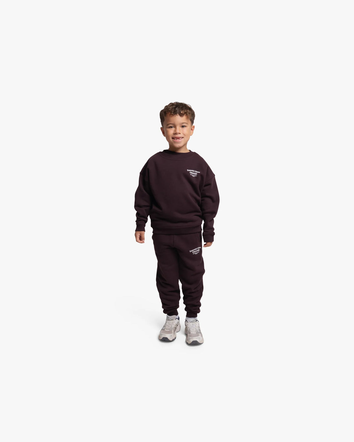 Croyez Mini Fraternité Ultime Sweater- Raisin Red