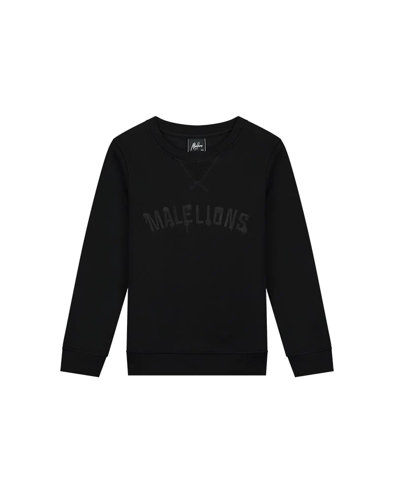 Malelions Junior Painter Sweater- Black