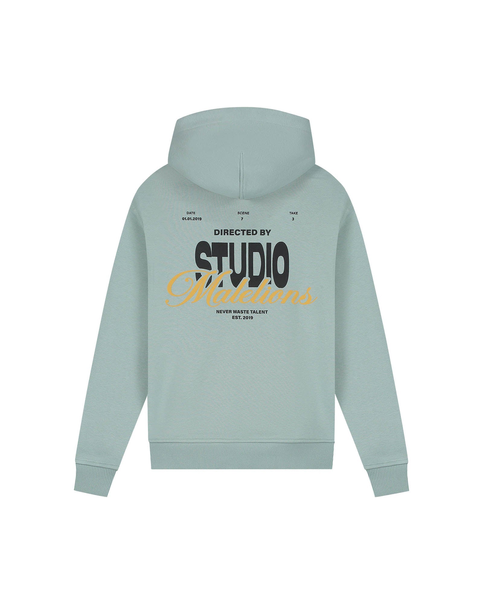 Malelions Junior Studio Hoodie - Aqua Grey