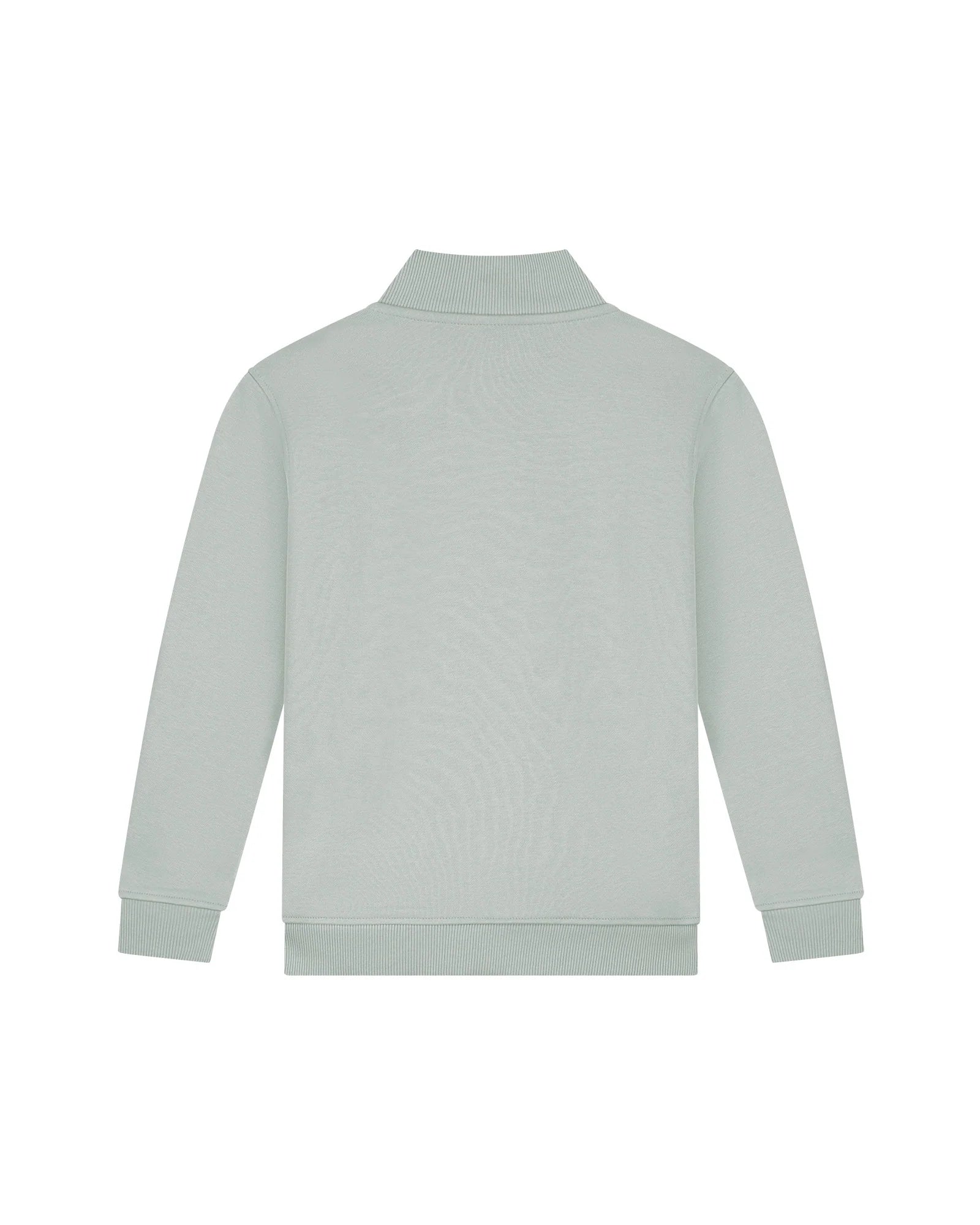 Malelions Junior Turtle Half Zip Sweater - Aqua Grey