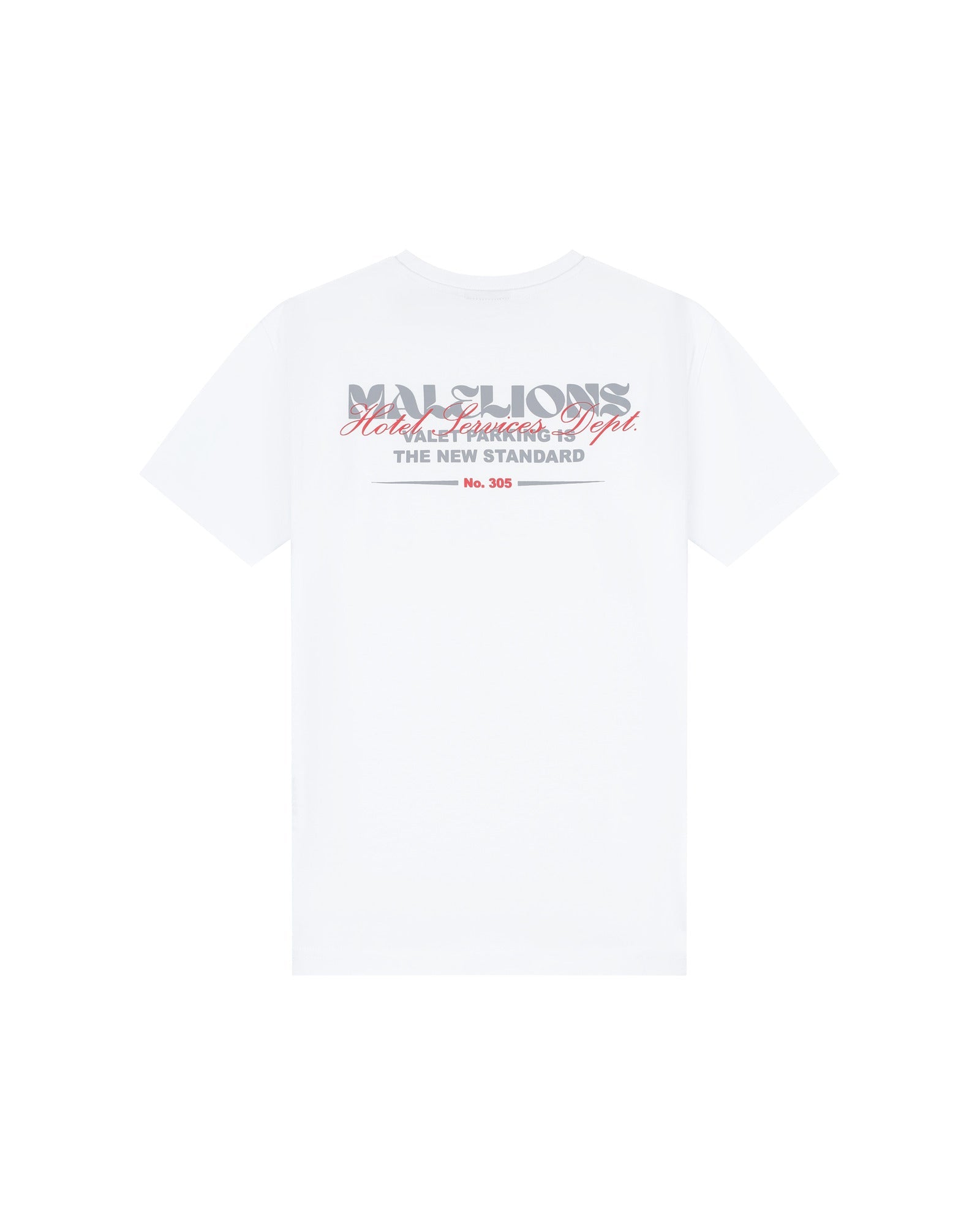 Malelions Junior Relaxed Valet T-Shirt - White
