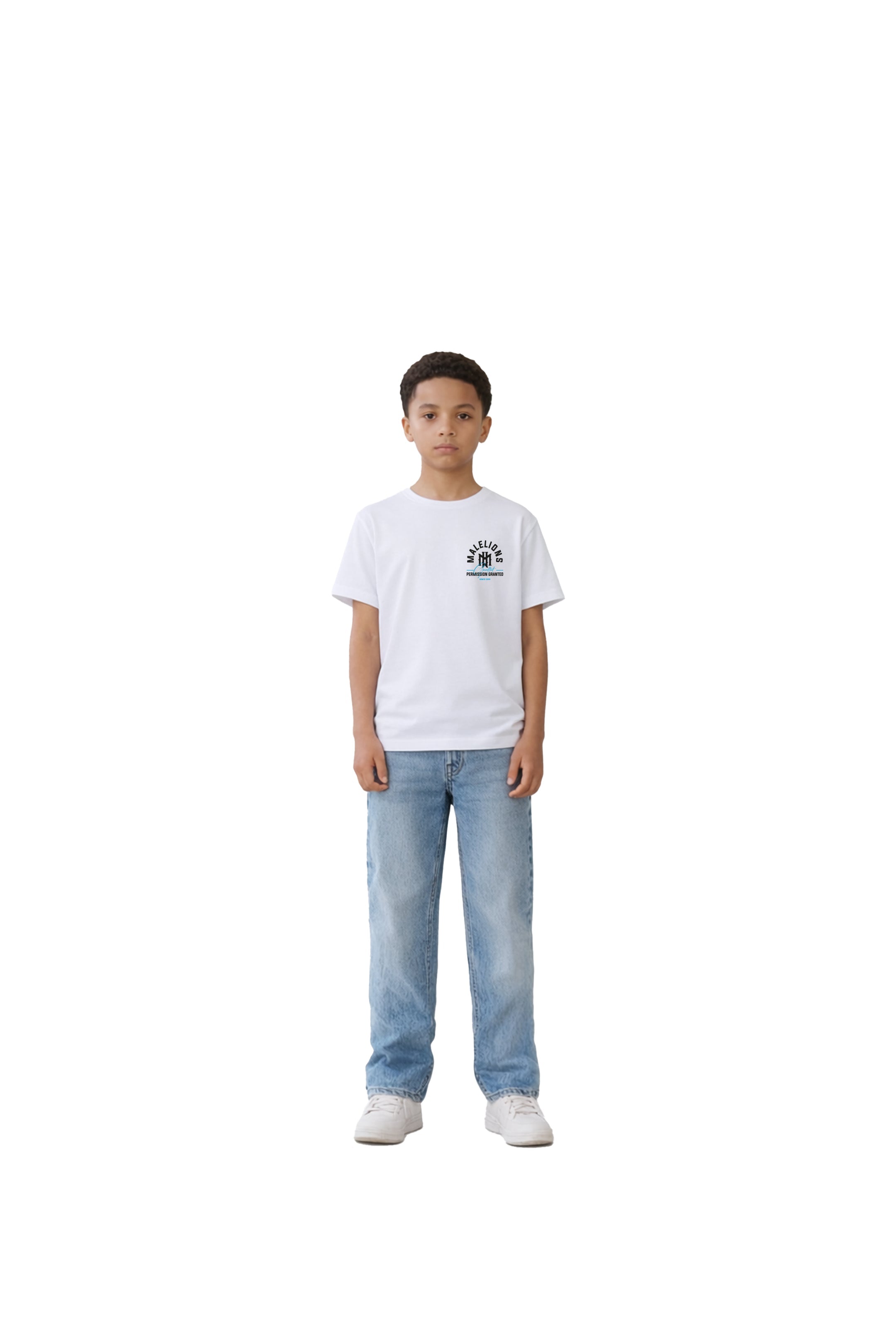 Malelions Junior Icon T-Shirt - White