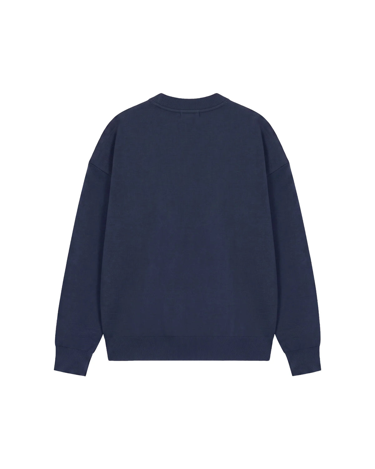 Malelions Junior Knitted Script Sweater - Navy